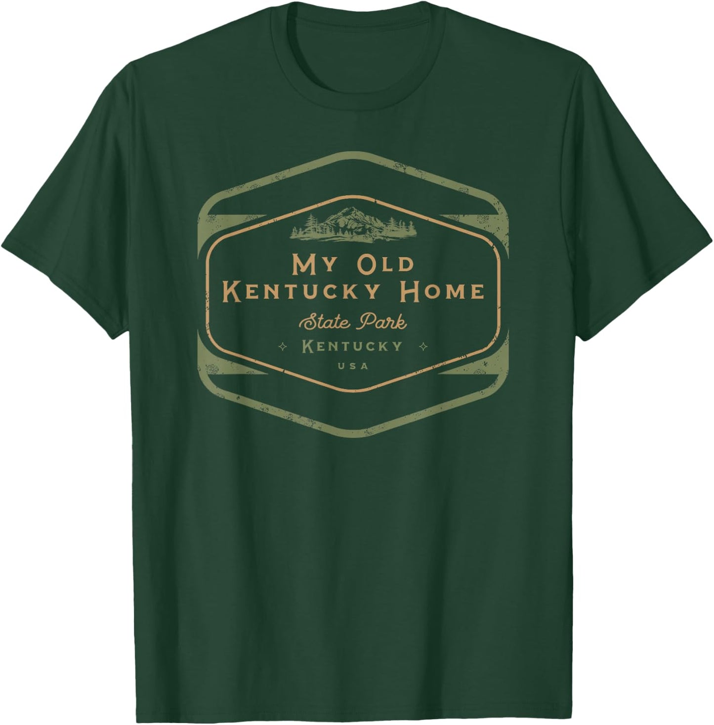 My Old Kentucky Home State Park Retro Vintage T-Shirt - T-Shirt | Forest
