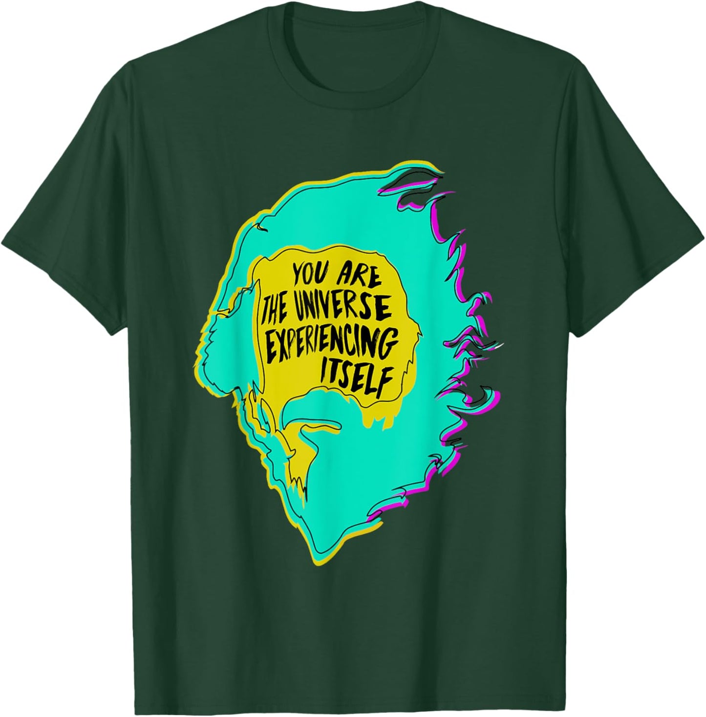 Alan Watts You Are The Universe Experiencing Itself Modern T-Shirt - T-Shirt | Forest