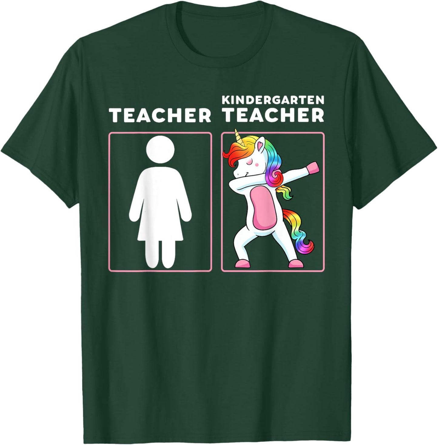 Kindergarten Teacher Elementary School Instructor Educator T-Shirt - T-Shirt | Forest