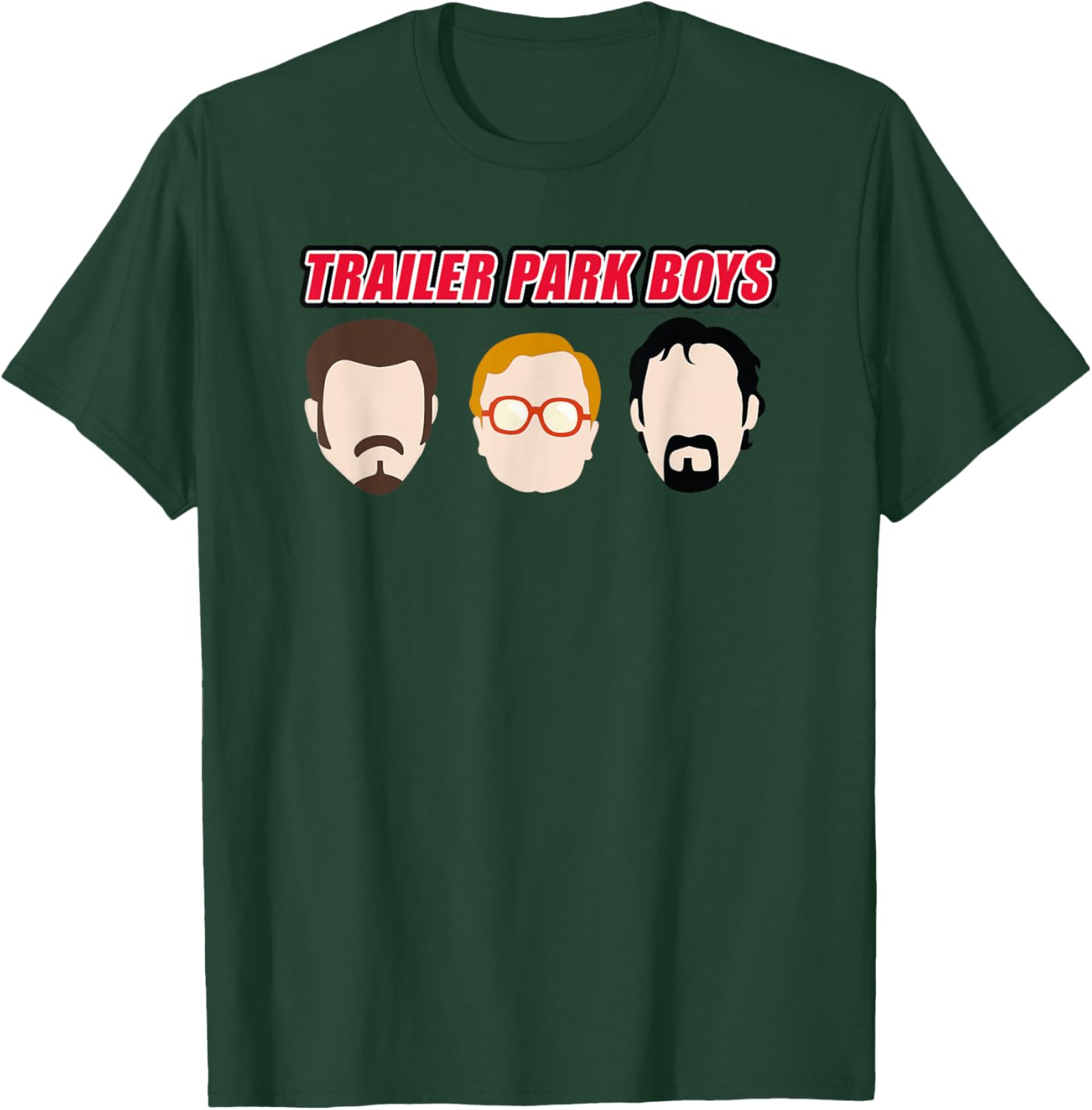 Trailer Park Boys Illustrated Heads T-Shirt - T-Shirt | Forest