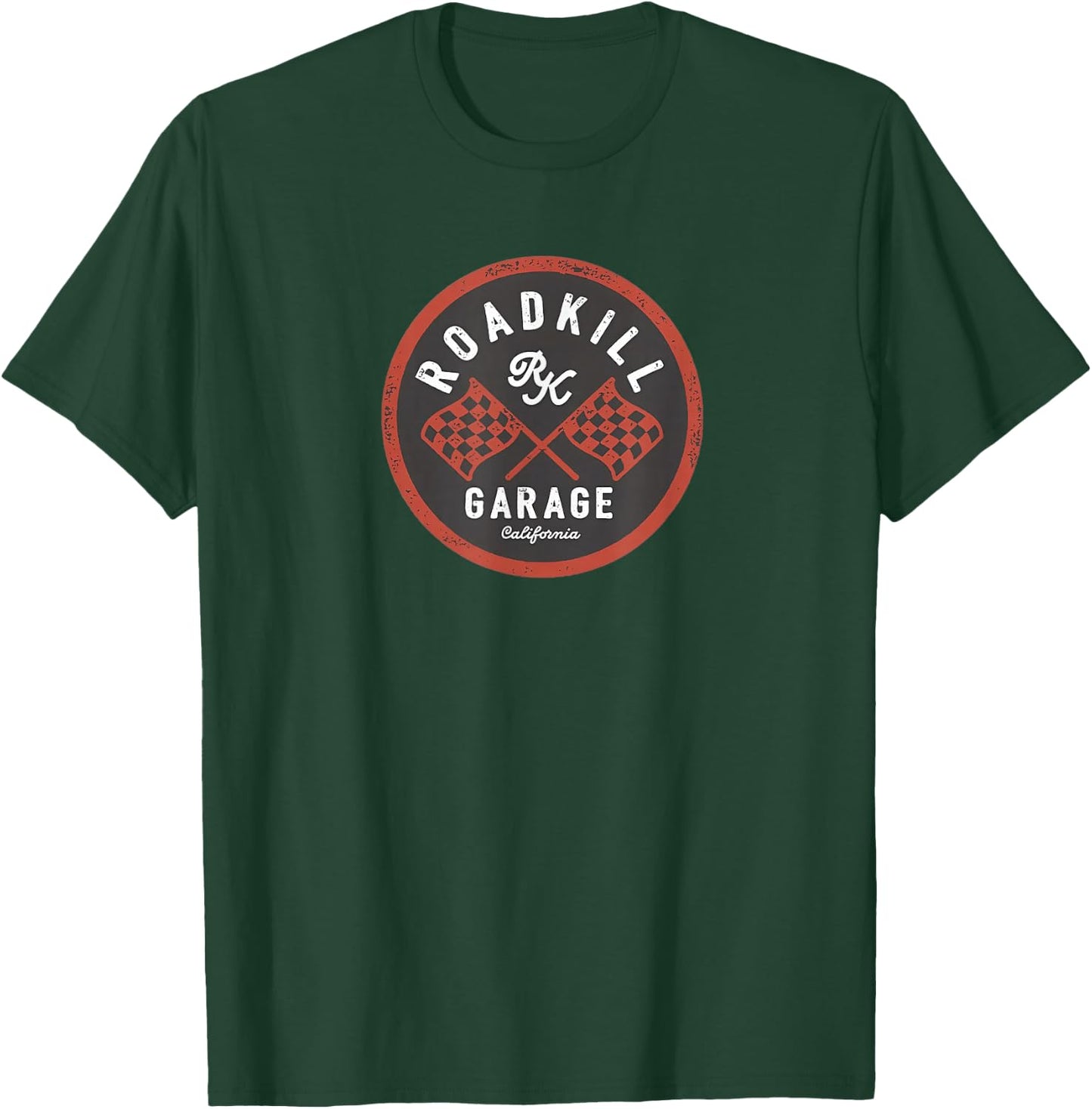 Roadkill Garage Flags T-Shirt - T-Shirt | Forest