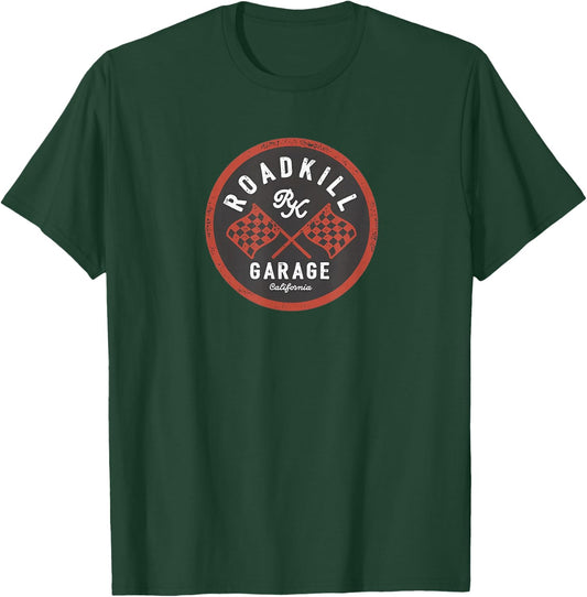 Roadkill Garage Flags T-Shirt - T-Shirt | Forest