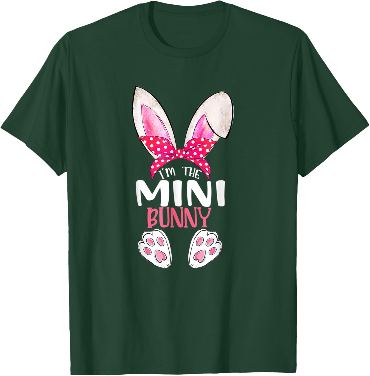 I'm The Mini Bunny Funny Kids Happy Easter Day T-Shirt - T-Shirt | Forest