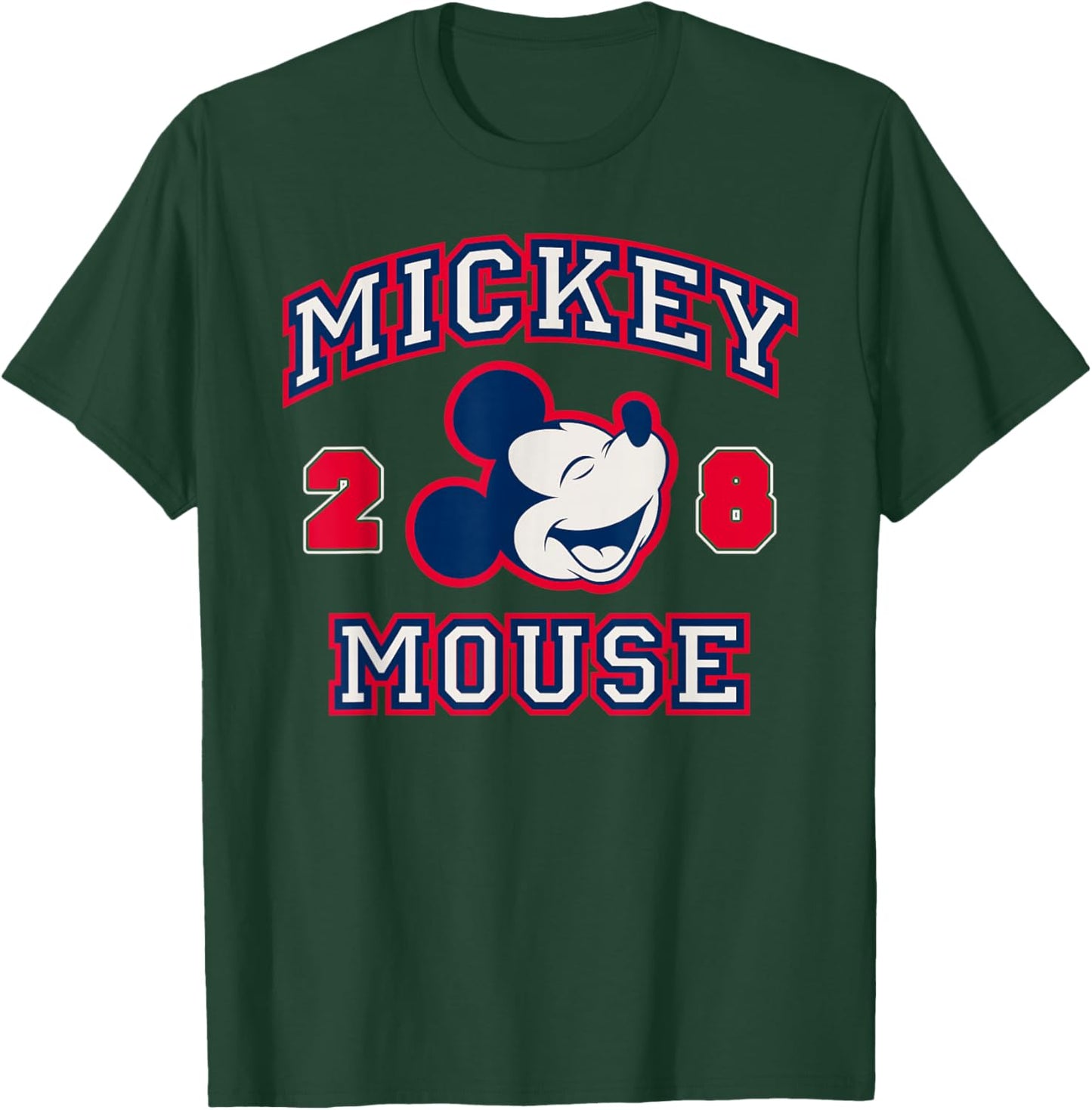 Disney Mickey and Friends Mickey Mouse Vintage Varsity T-Shirt - T-Shirt | Forest