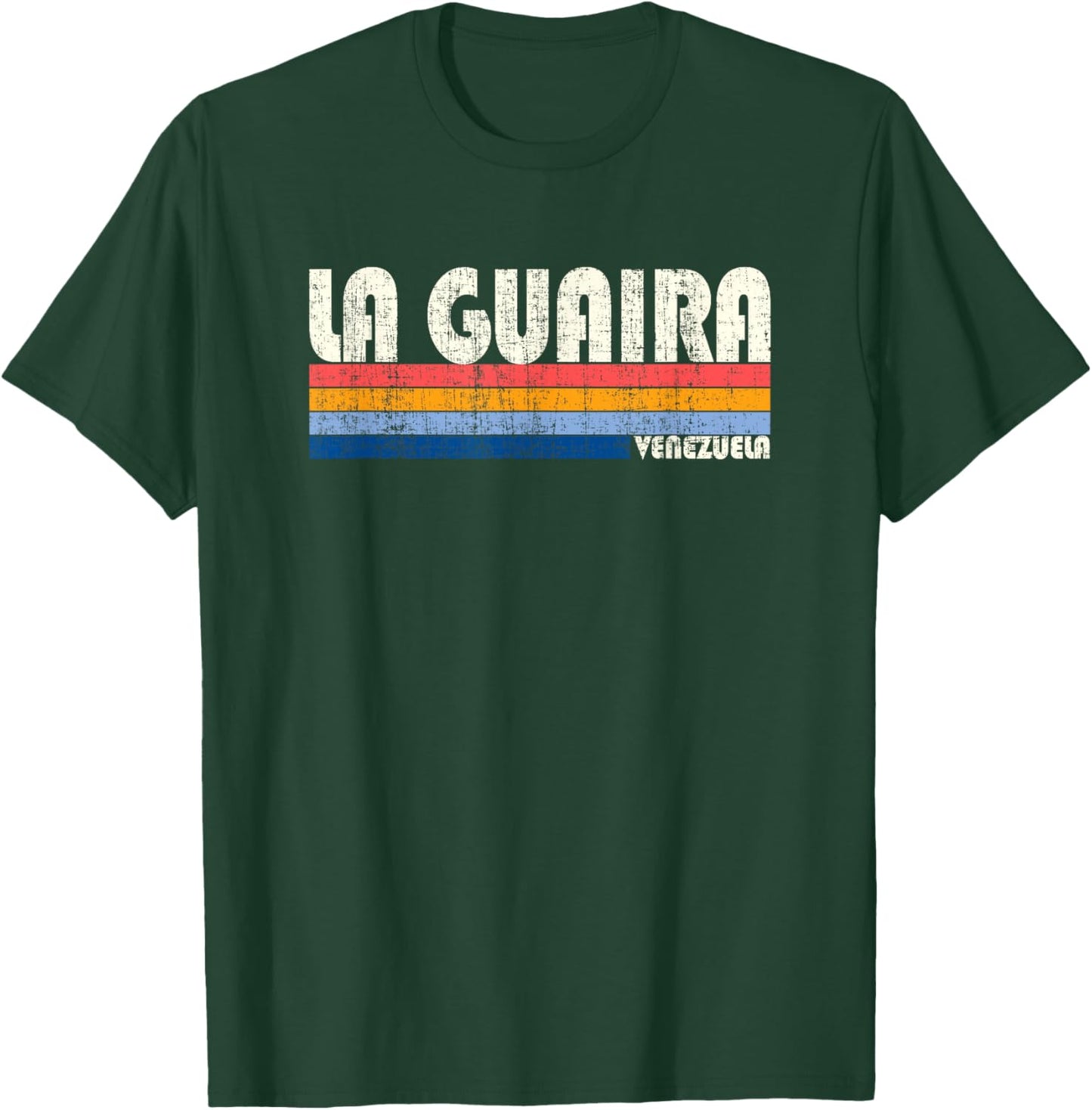 Retro Vintage 70s 80s Style La Guaira, Venezuela T-Shirt - T-Shirt | Forest