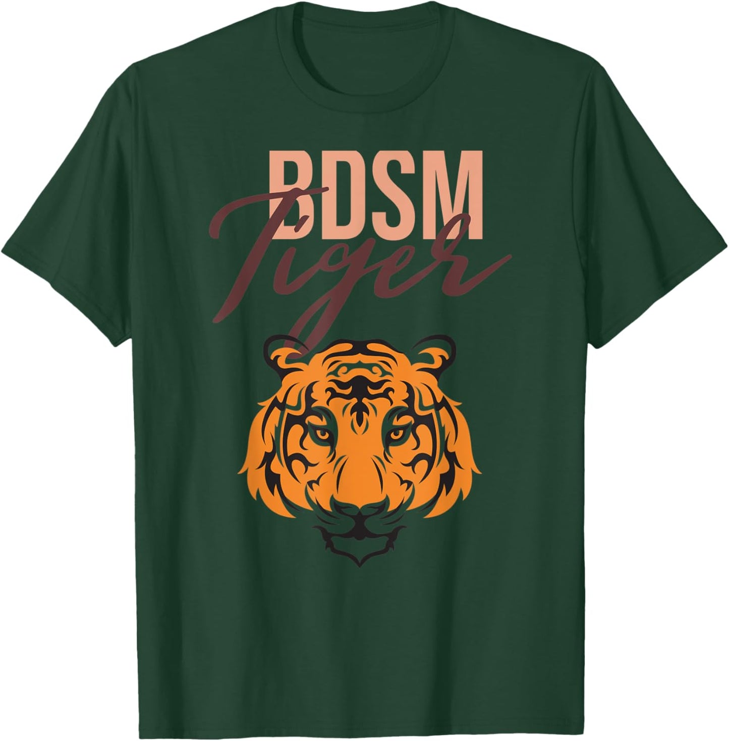 BDSM Instructor Tiger / Master Bondage gift T-Shirt - T-Shirt | Forest