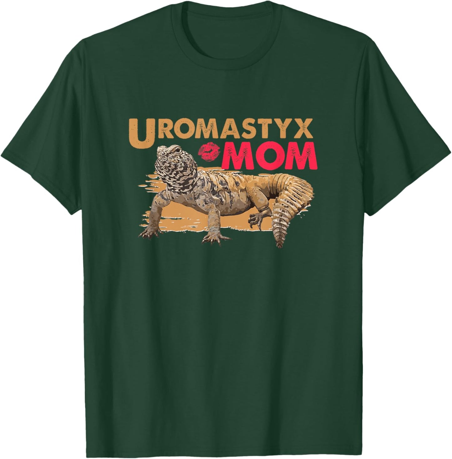 Uromastyx Mom Geyri Red Funny Saying Dabb Lizard Mali T-Shirt - T-Shirt | Forest