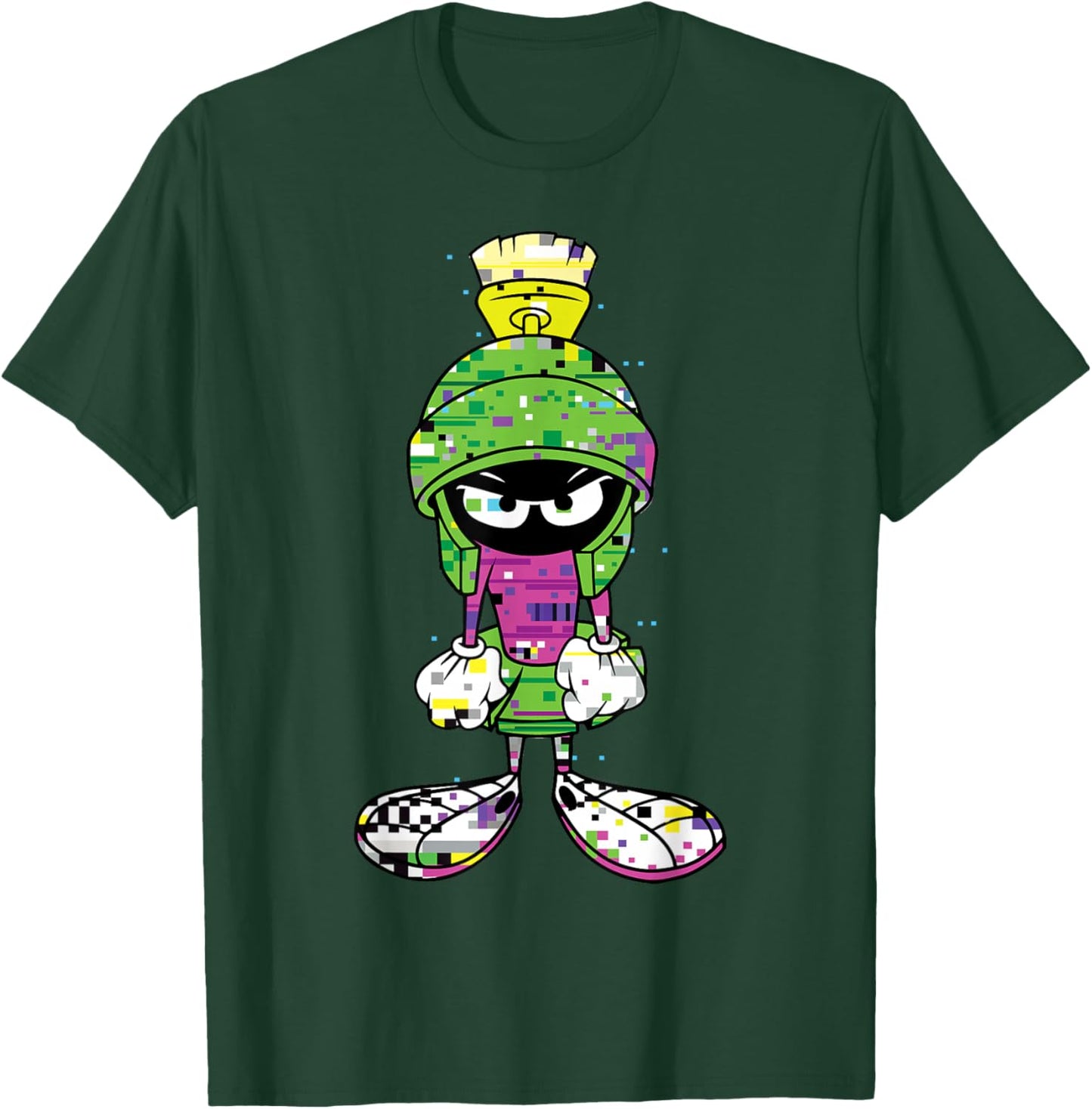 Marvin The Martian Glitch T-Shirt - T-Shirt | Forest