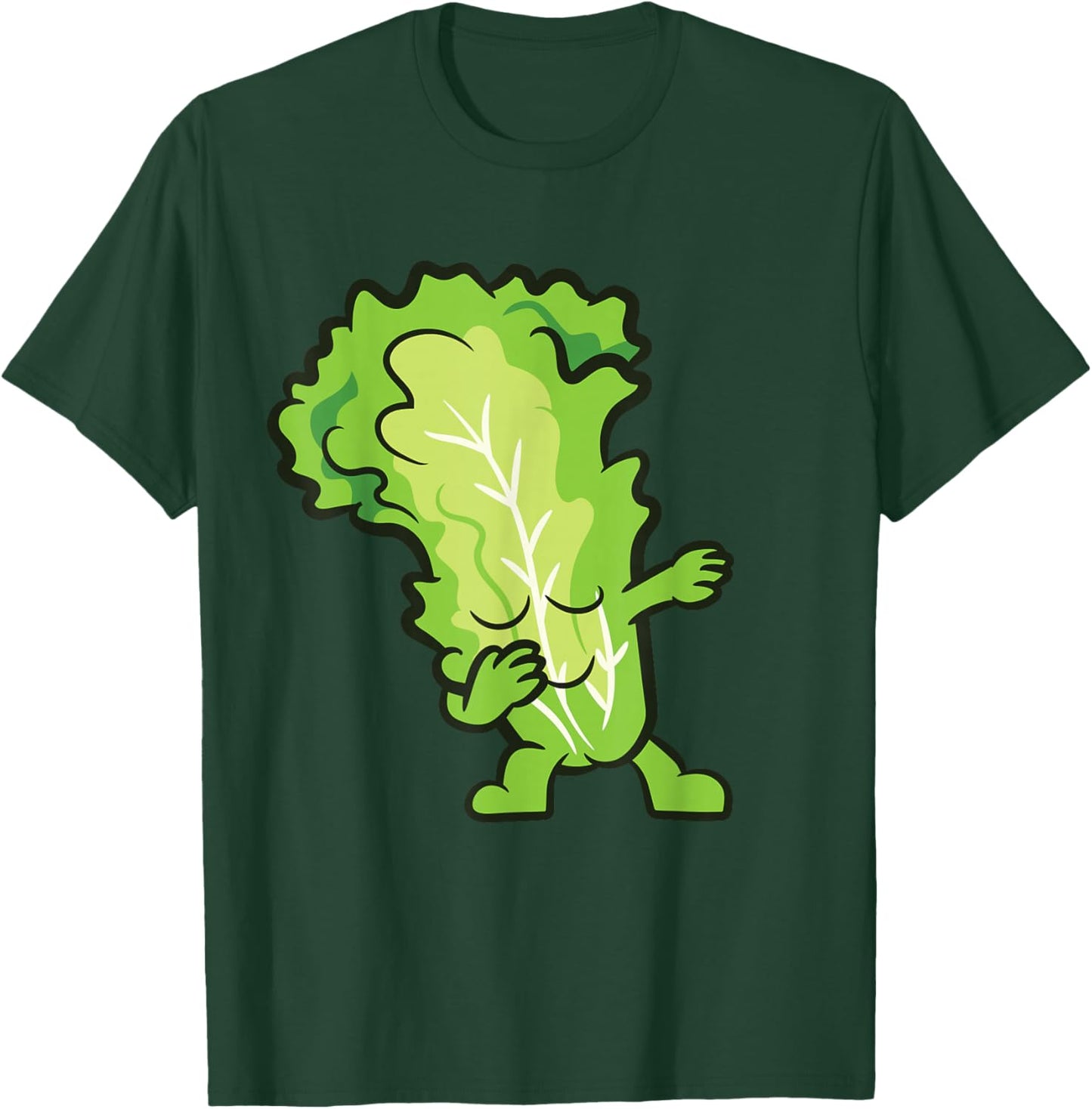 Lettuce Dabbing Lettuce Vegetable Love Lettuce T-Shirt - T-Shirt | Forest