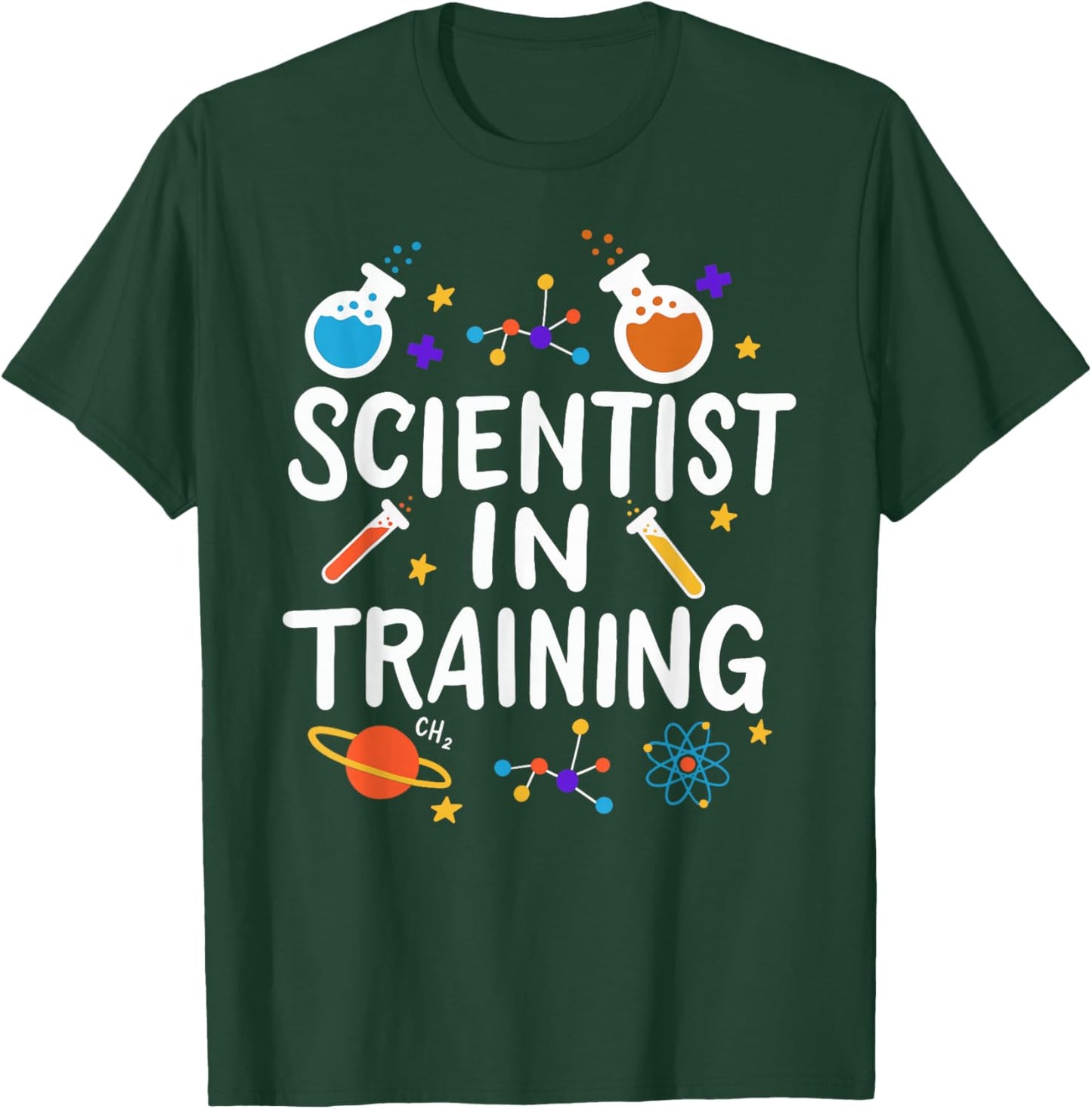 Science Kids School Studying Funny Scientist in Training T-Shirt - T-Shirt | Forest