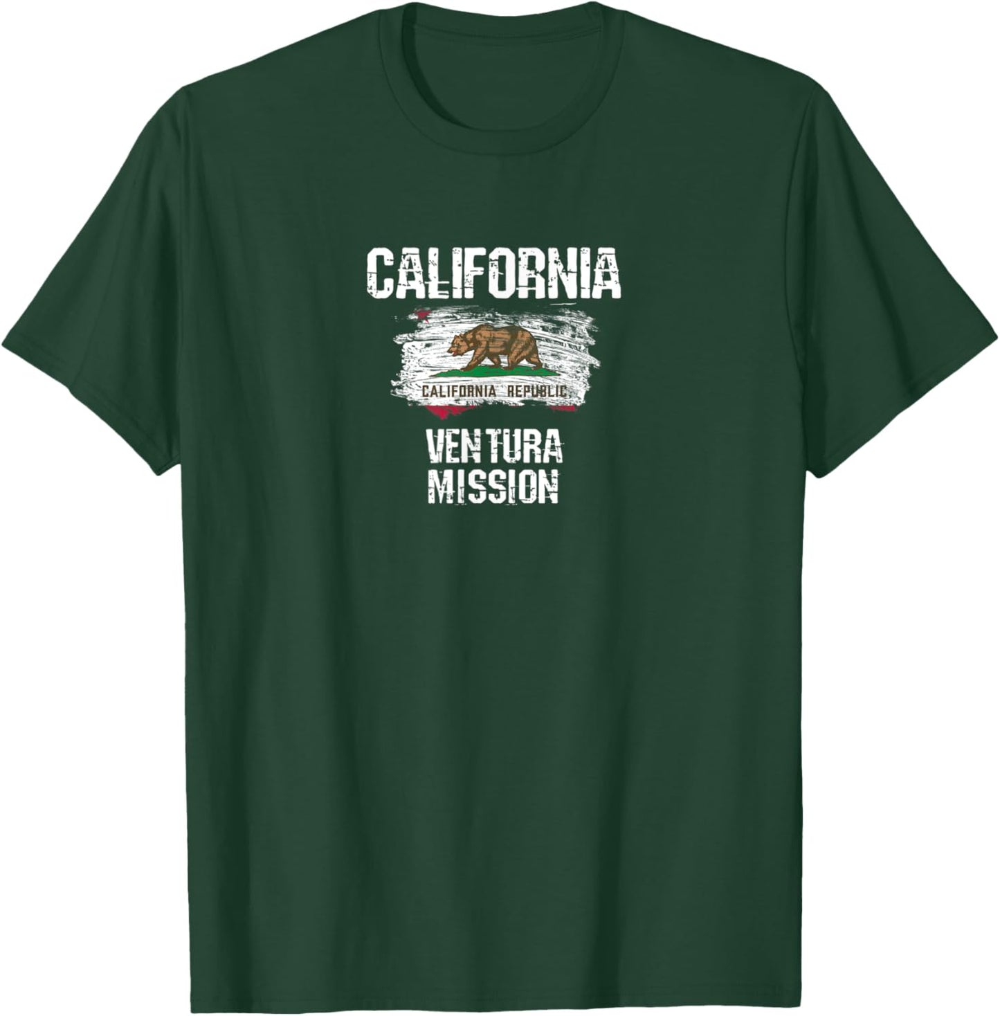 California Ventura Mission T-Shirt - T-Shirt | Forest