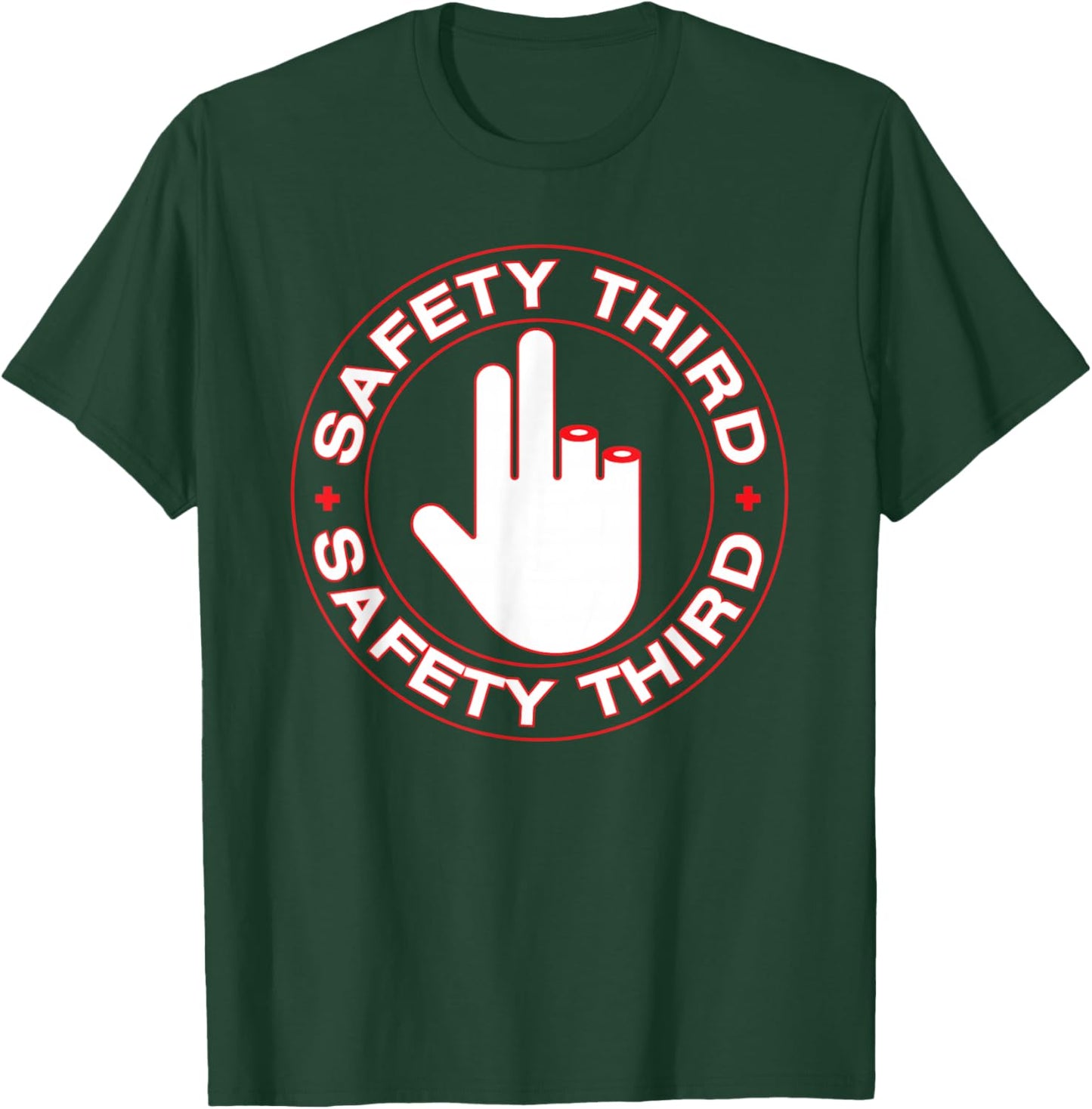 Funny safety third t shirt - Missing Fingers Shirt Safety Th T-Shirt - T-Shirt | Forest