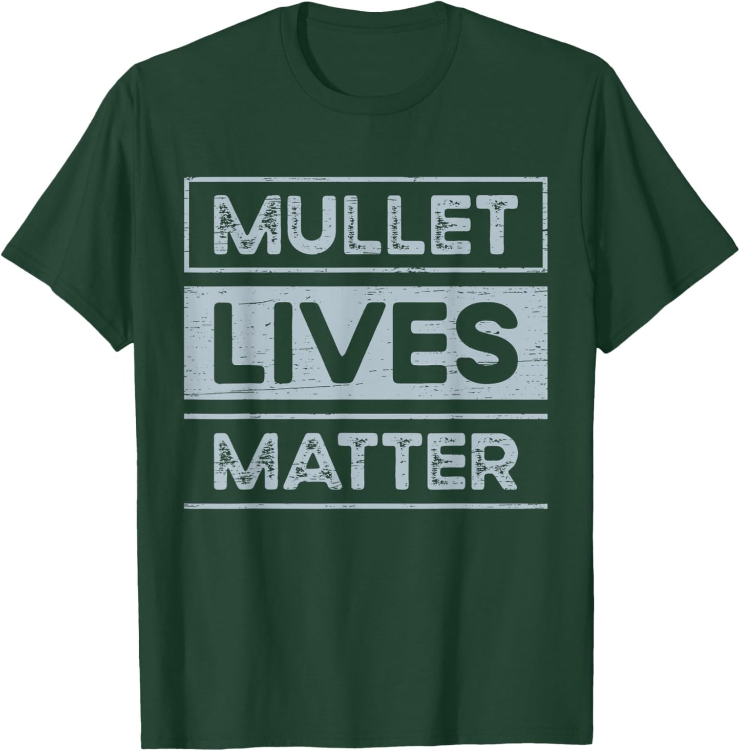 Mullet Lives Matter Heart Mullets Rock Short 80s Hairstyle T-Shirt - T-Shirt | Forest
