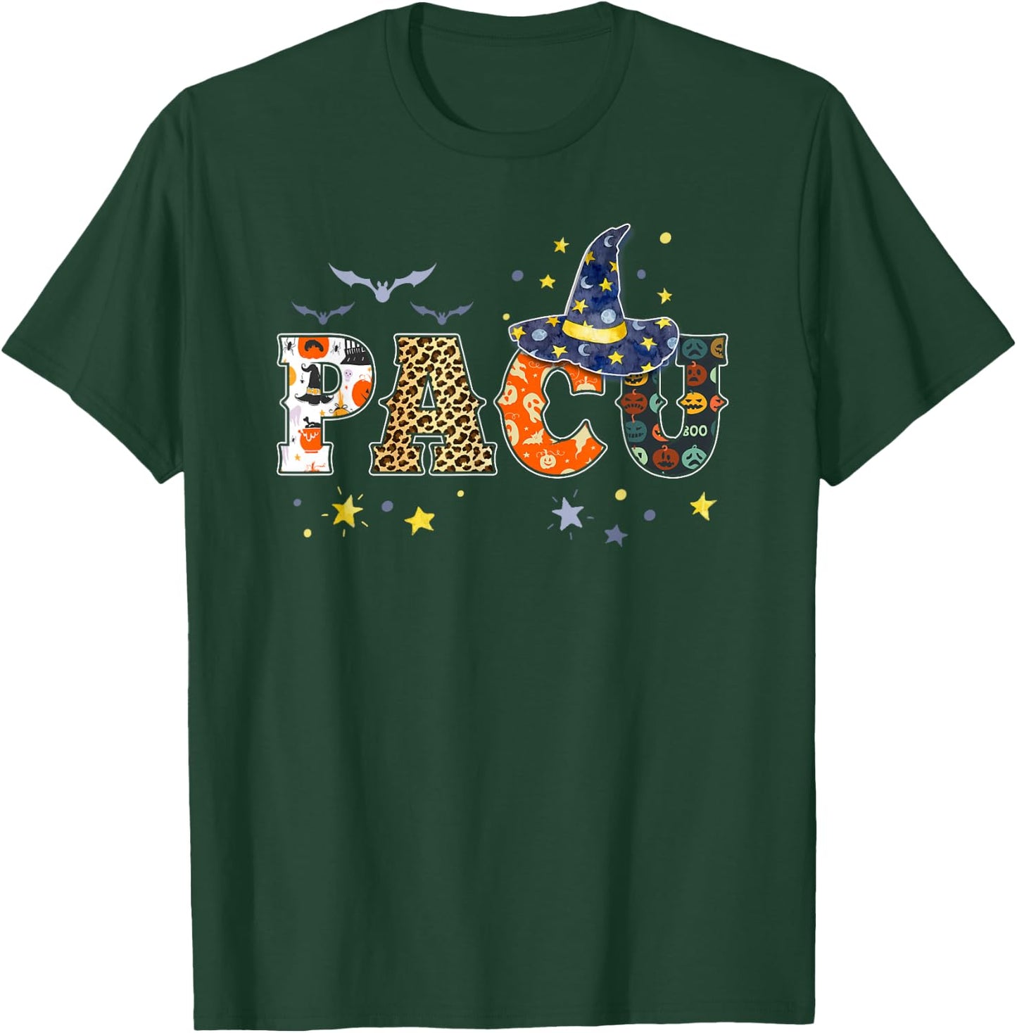 PACU Witch Halloween Crew Post-anesthesia Care Unit Nurse T-Shirt - T-Shirt | Forest