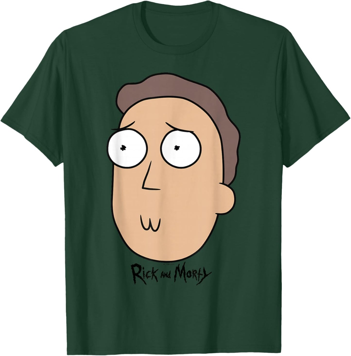 Rick And Morty Jerry Big Face T-Shirt - T-Shirt | Forest