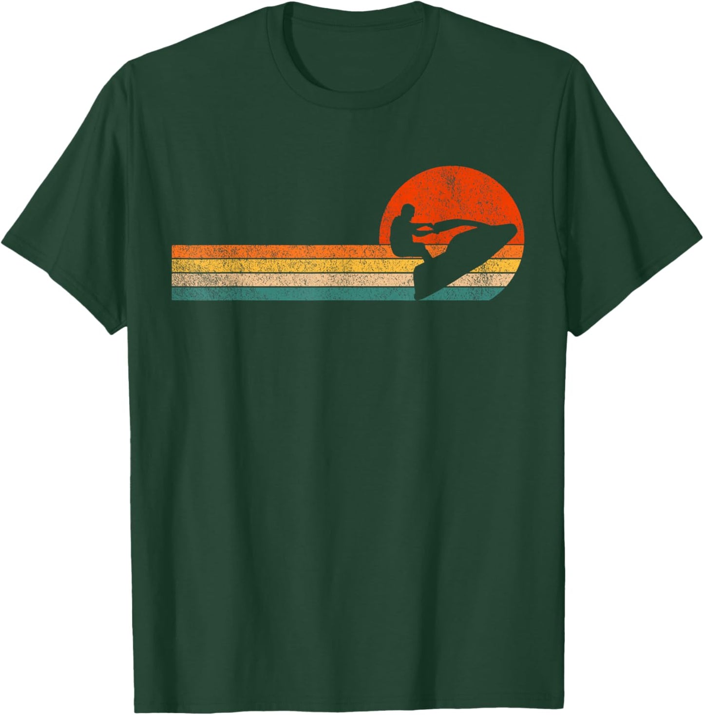 Retro Jet Ski Jetski Jet skier Vintage T-Shirt - T-Shirt | Forest