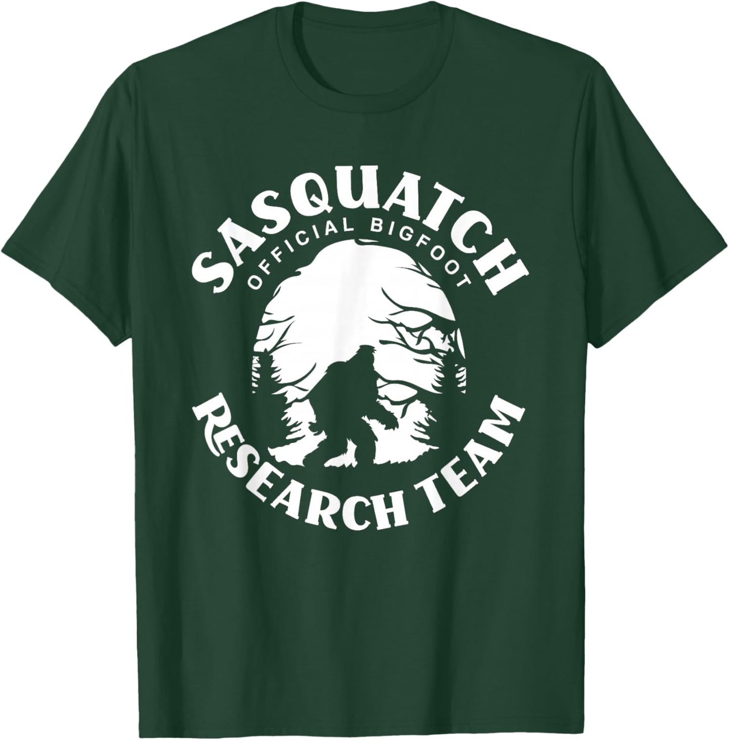 Finding Sasquatch Bigfoot Research Team Funny Bigfoot T-Shirt - T-Shirt | Forest
