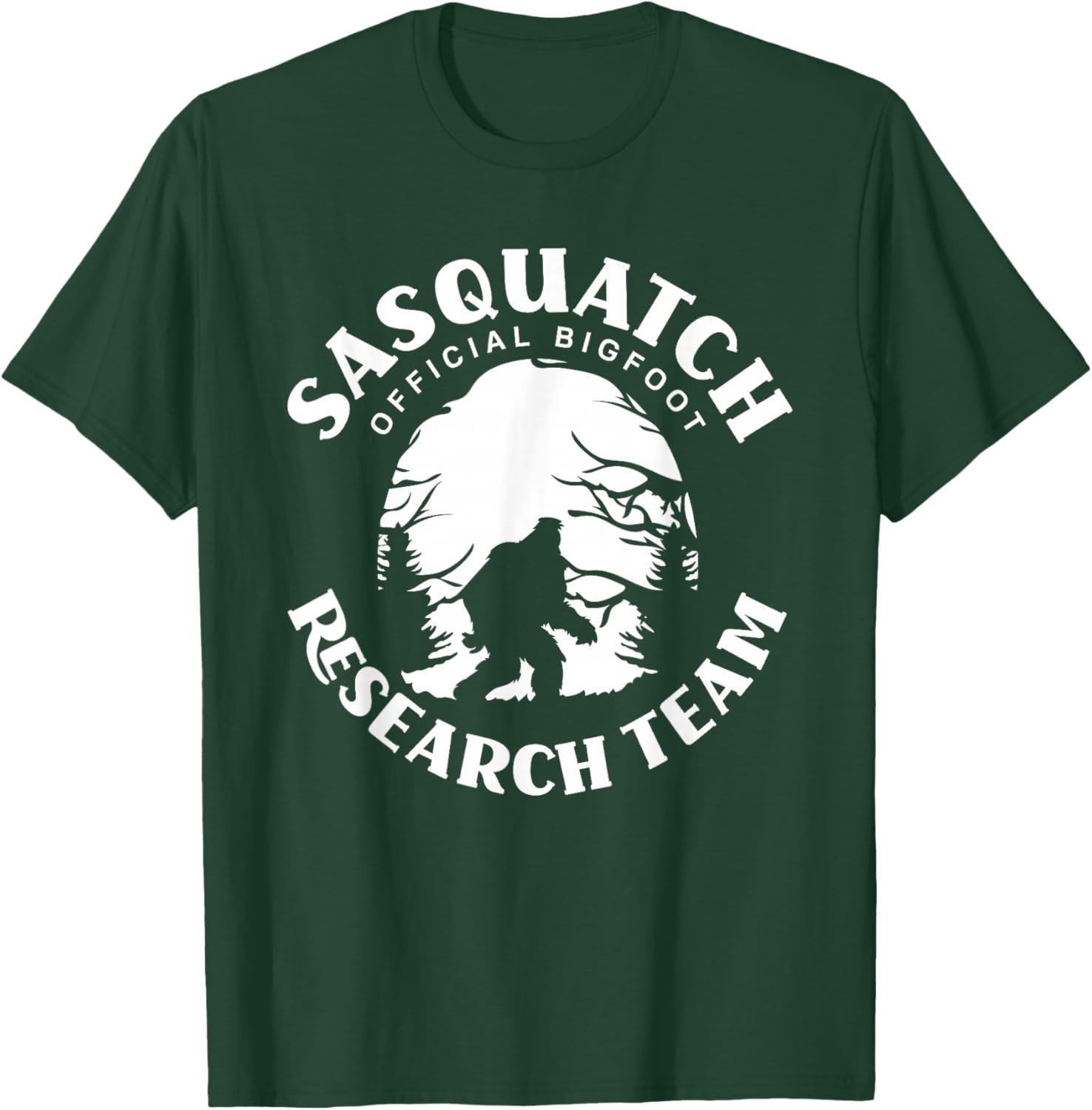 Finding Sasquatch Bigfoot Research Team Funny Bigfoot T-Shirt - T-Shirt | Forest