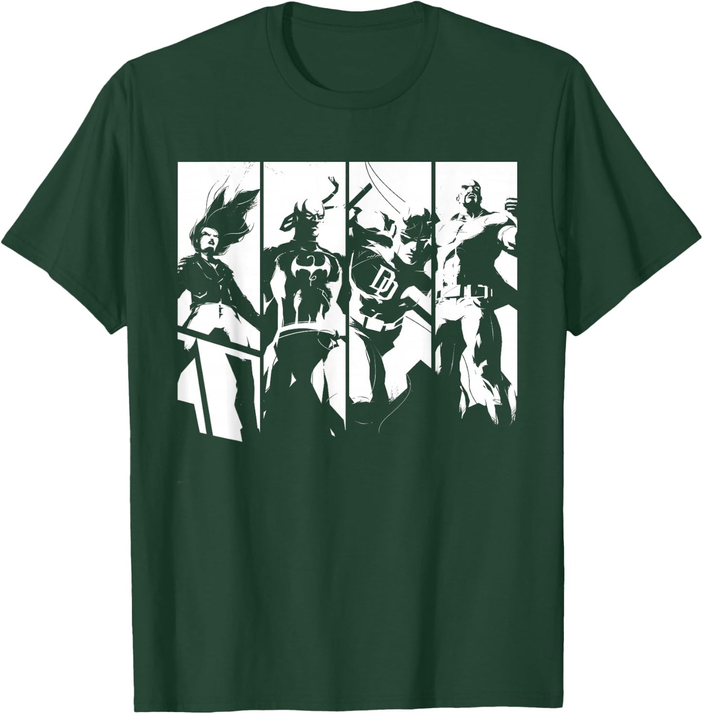 Marvel The Defenders Super Heroes T-Shirt - T-Shirt | Forest