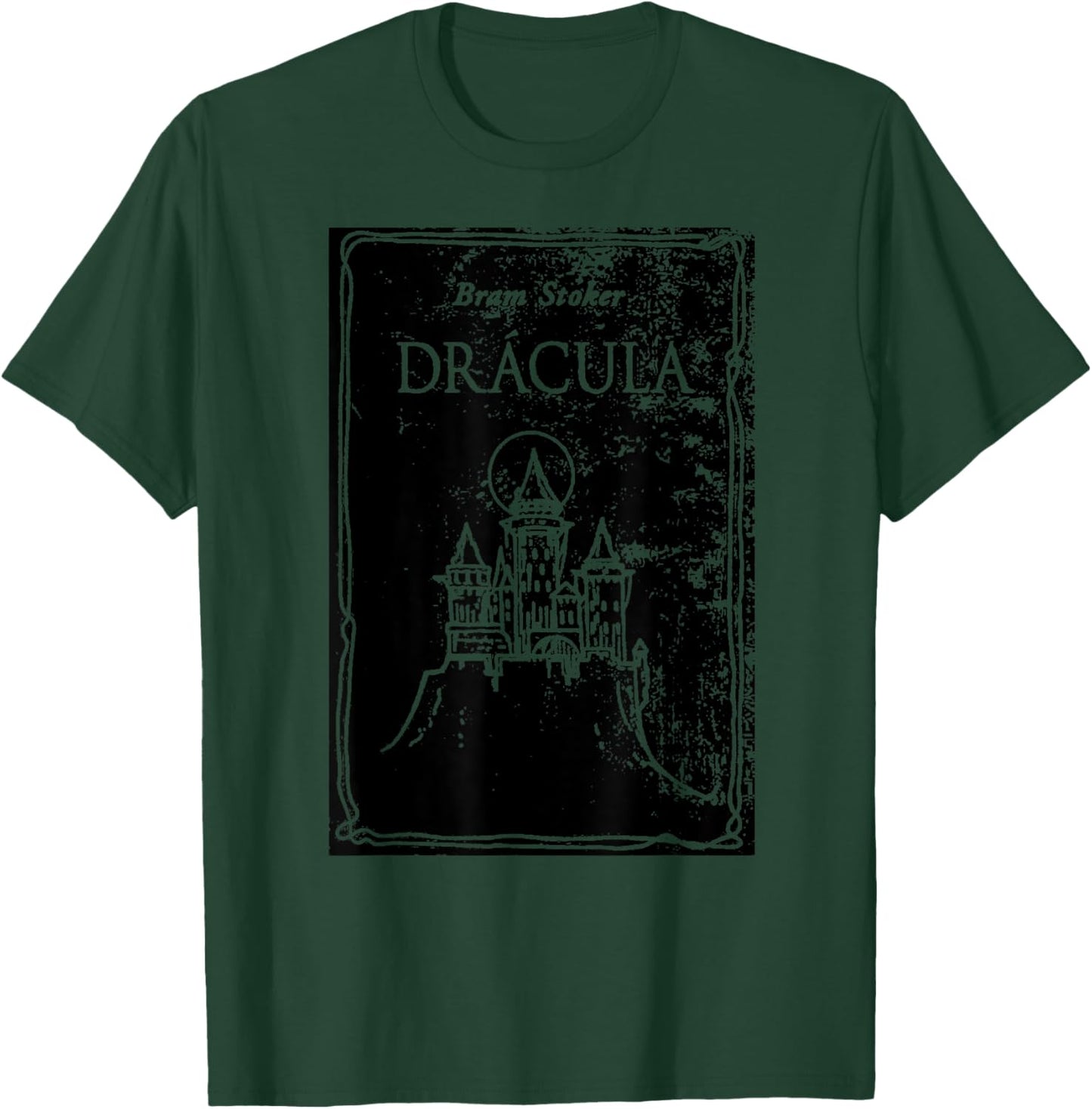 Bram Stoker's Dracula 1897 Original Book Cover Art T-Shirt - T-Shirt | Forest
