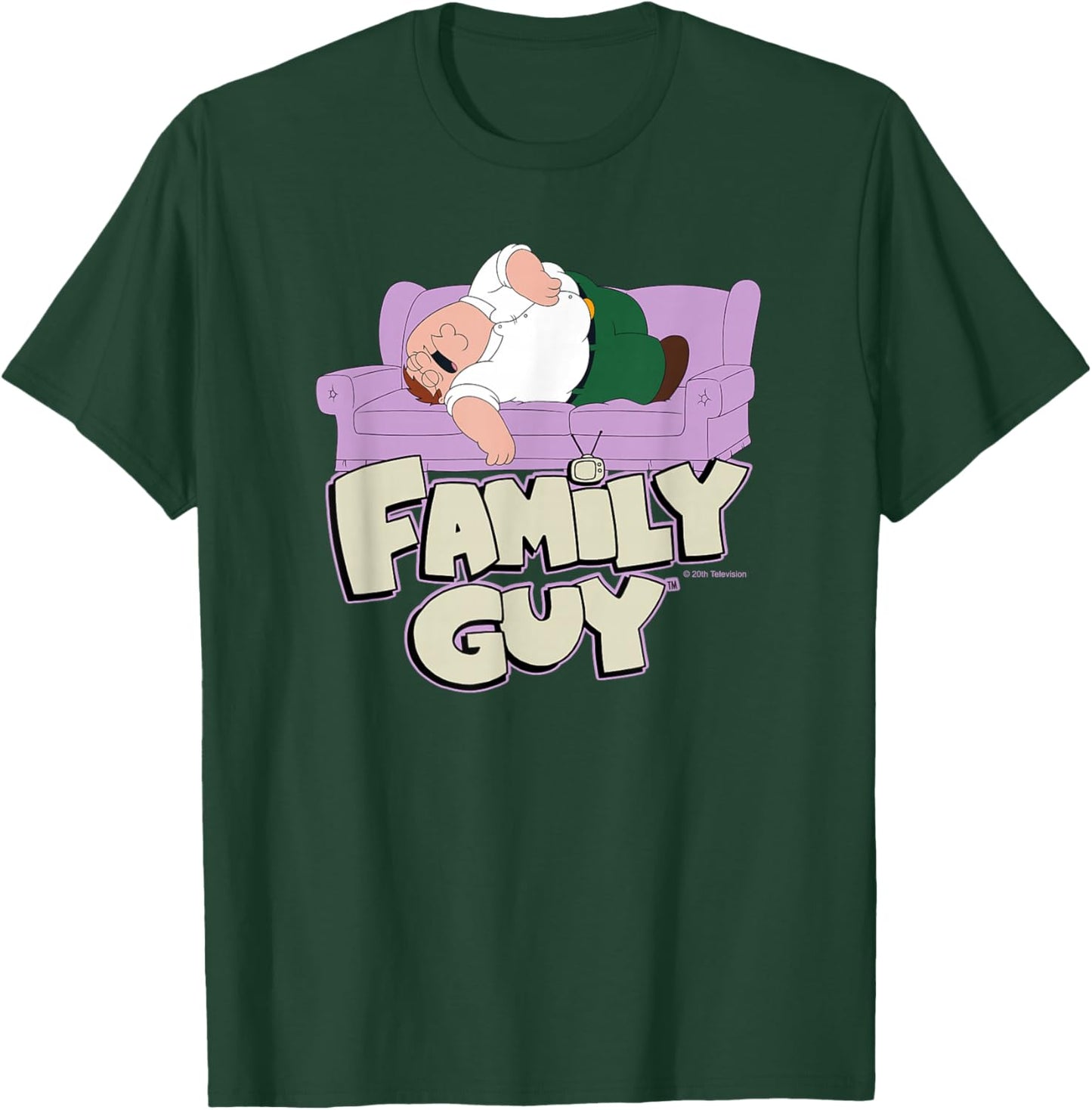 Family Guy Peter Griffin Couch Nap Small T-Shirt - T-Shirt | Forest