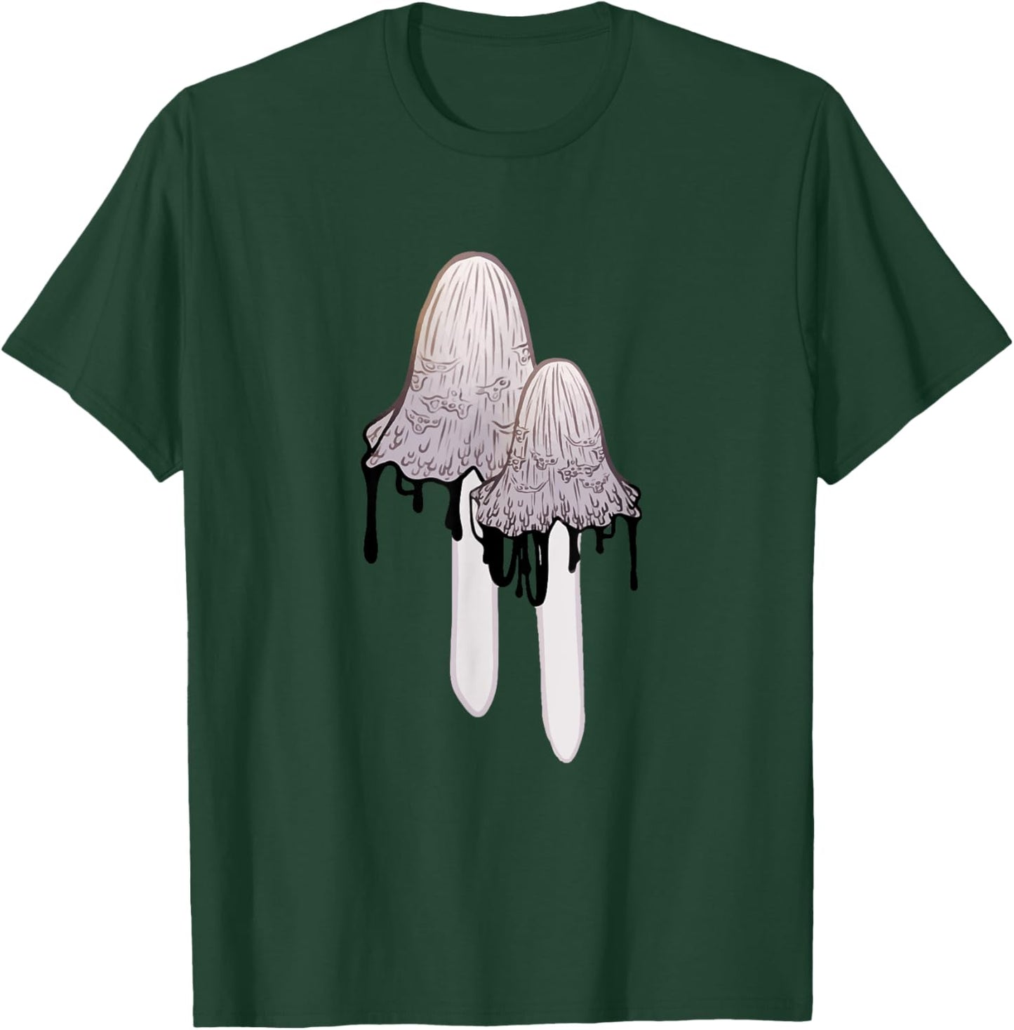 Inky Cap Ink Cap Foraging Mushrooms T-Shirt - T-Shirt | Forest