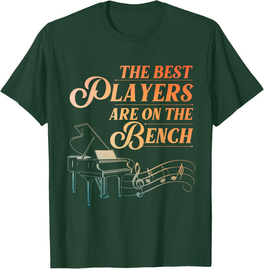 Funny Piano Art Women Musical Instrument Piano Lover T-Shirt - T-Shirt | Forest