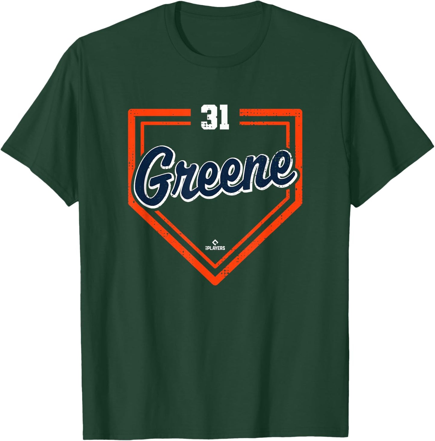 Home Plate Gameday Riley Greene Detroit MLBPA T-Shirt - T-Shirt | Forest