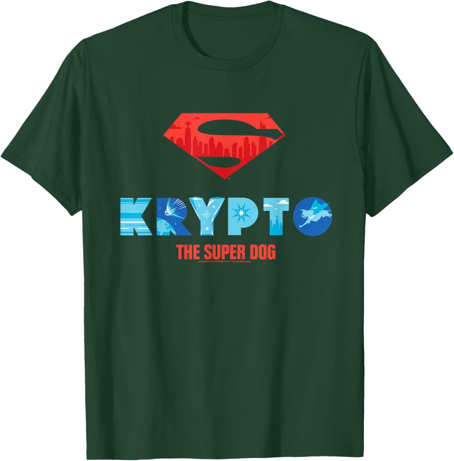DC League of Super-Pets Krypto the Super Dog T-Shirt - T-Shirt | Forest