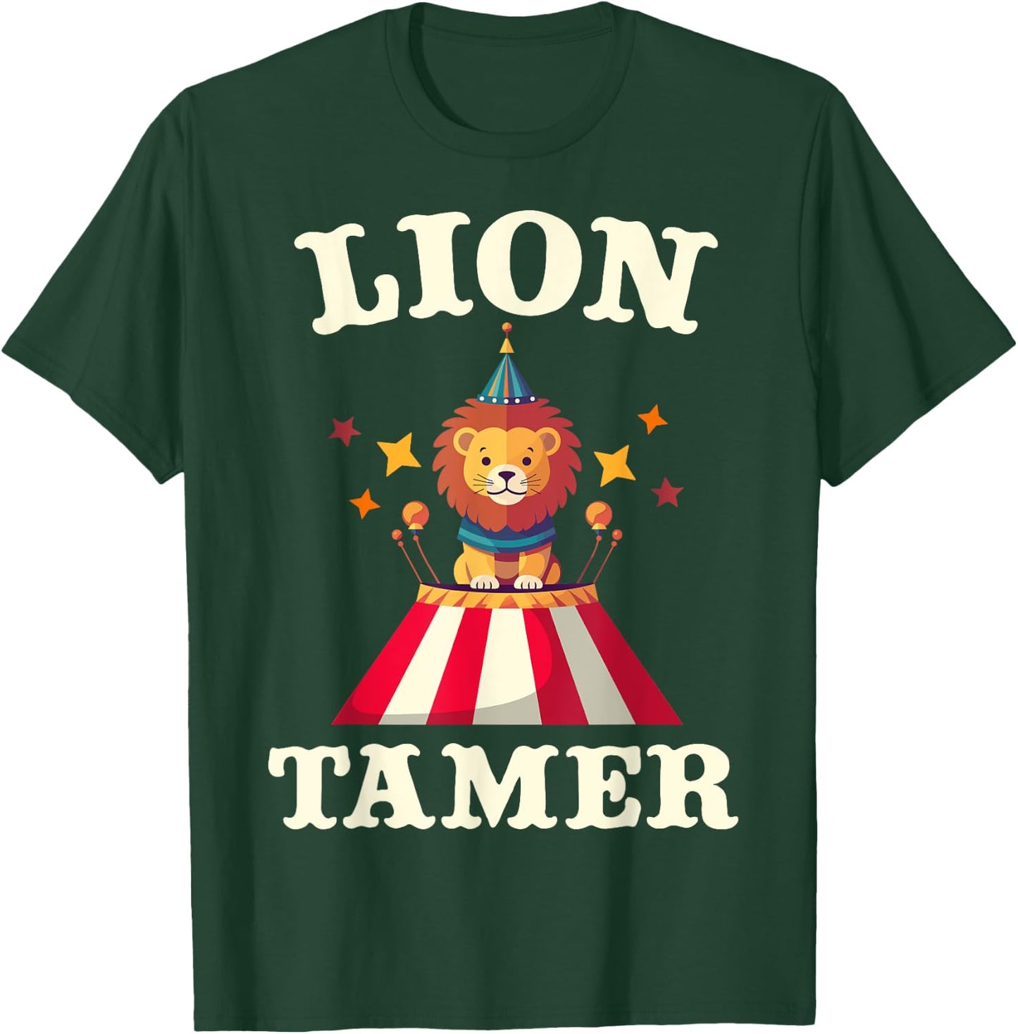 Lion Tamer Funny Kids Circus Costume Party Matching Carnival T-Shirt - T-Shirt | Forest