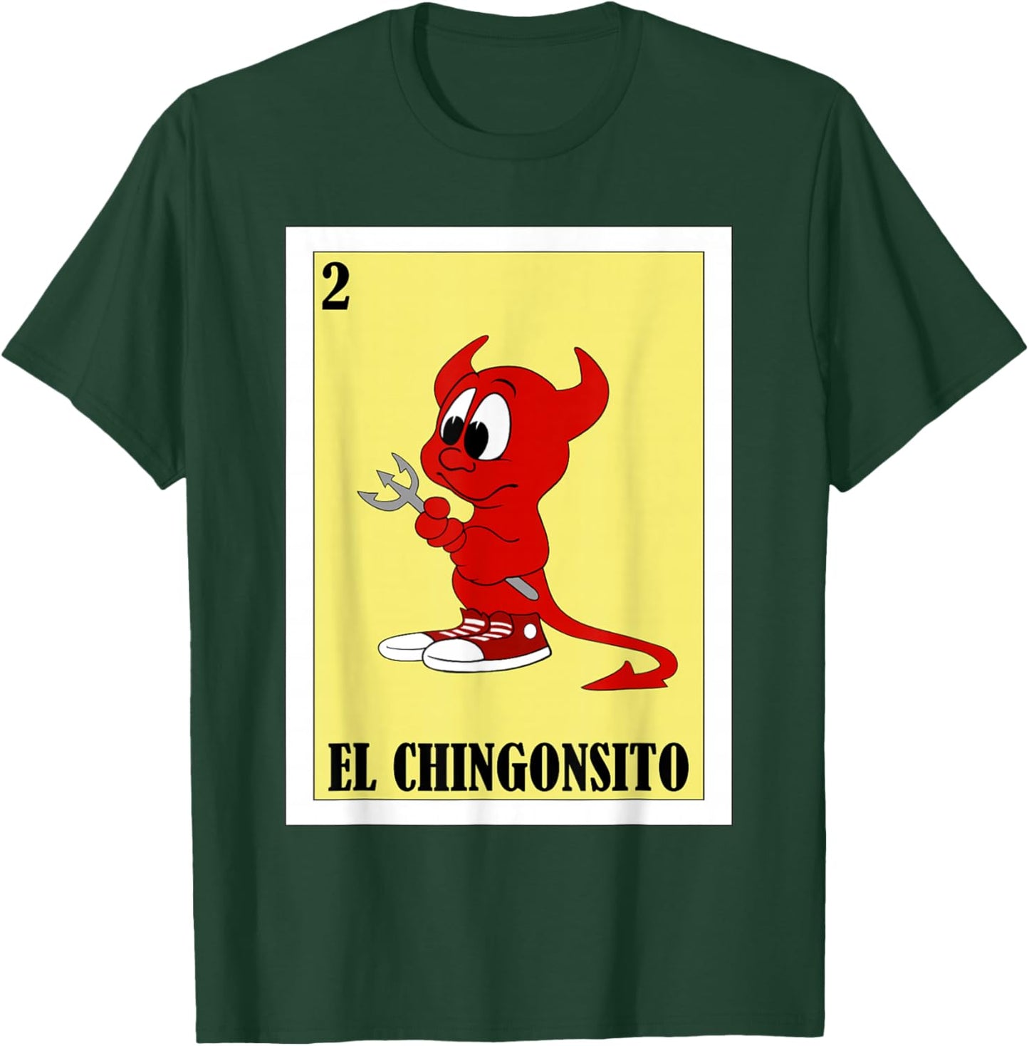 Funny Mexican Design for Kids - El Chingonsito Small T-Shirt - T-Shirt | Forest