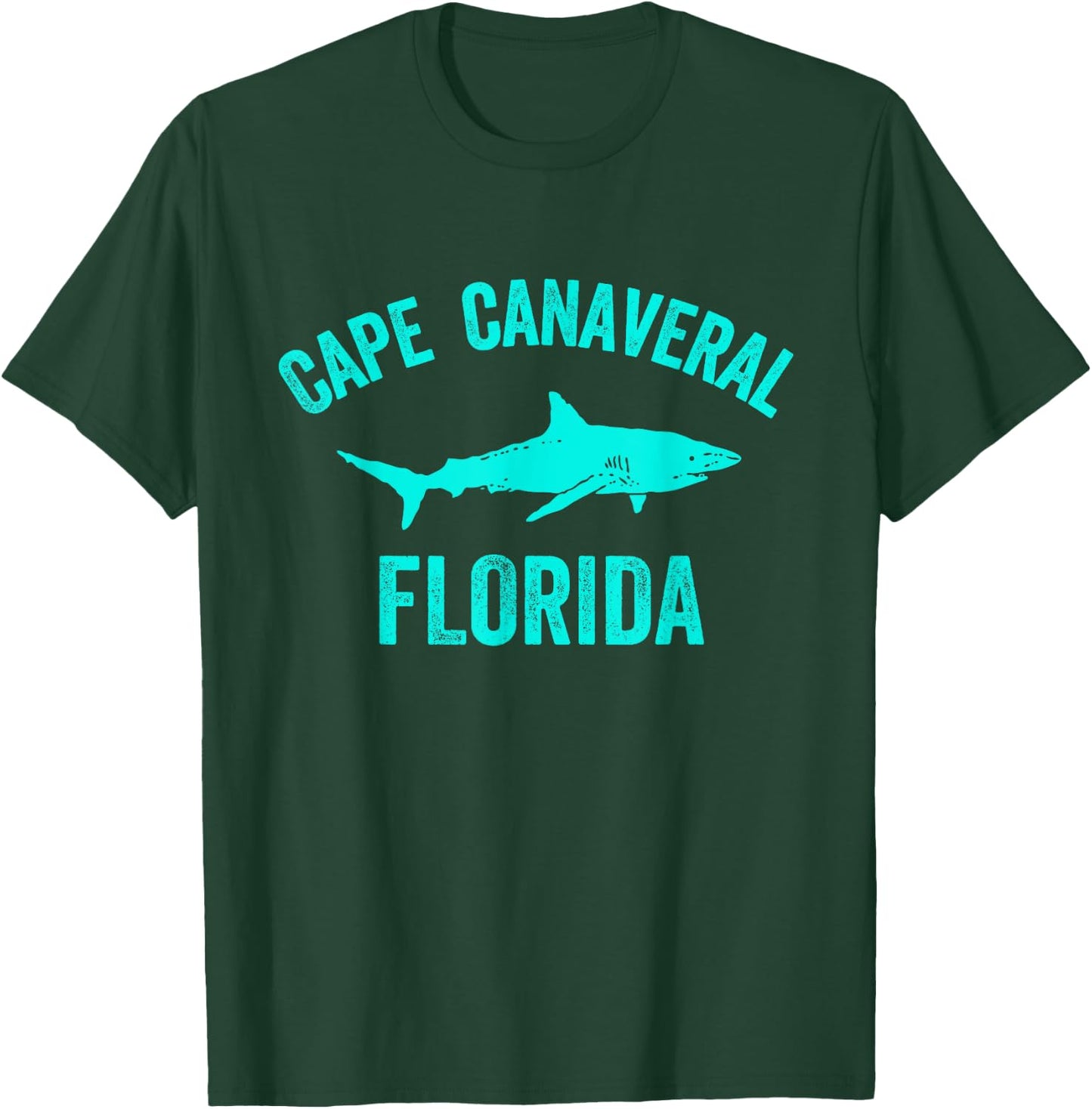 Cape Canaveral Florida Shark Shirt | Cape Canaveral Shark T-Shirt - T-Shirt | Forest