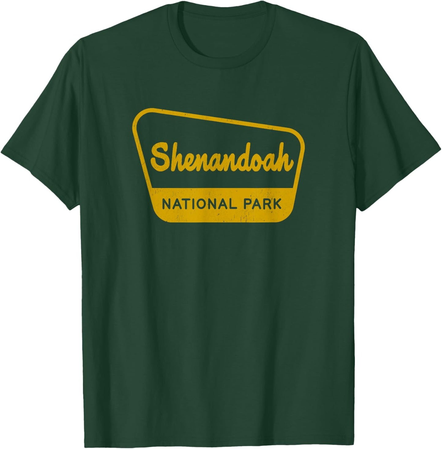 Shenandoah National Park Vintage Inspired Sign Graphic T-Shirt - T-Shirt | Forest