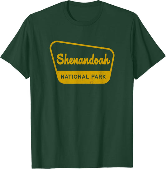 Shenandoah National Park Vintage Inspired Sign Graphic T-Shirt - T-Shirt | Forest