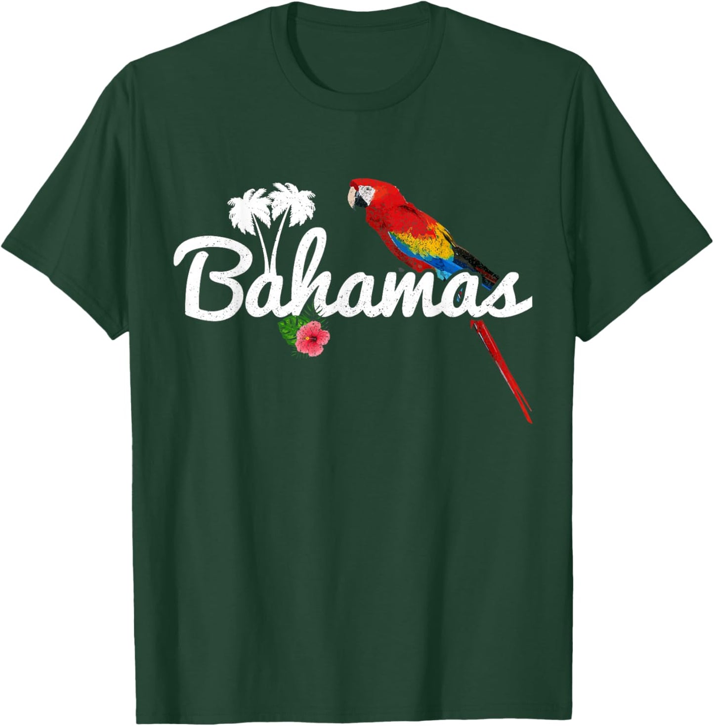 Bahamas Parrot Caribbean Souvenir T-Shirt - T-Shirt | Forest
