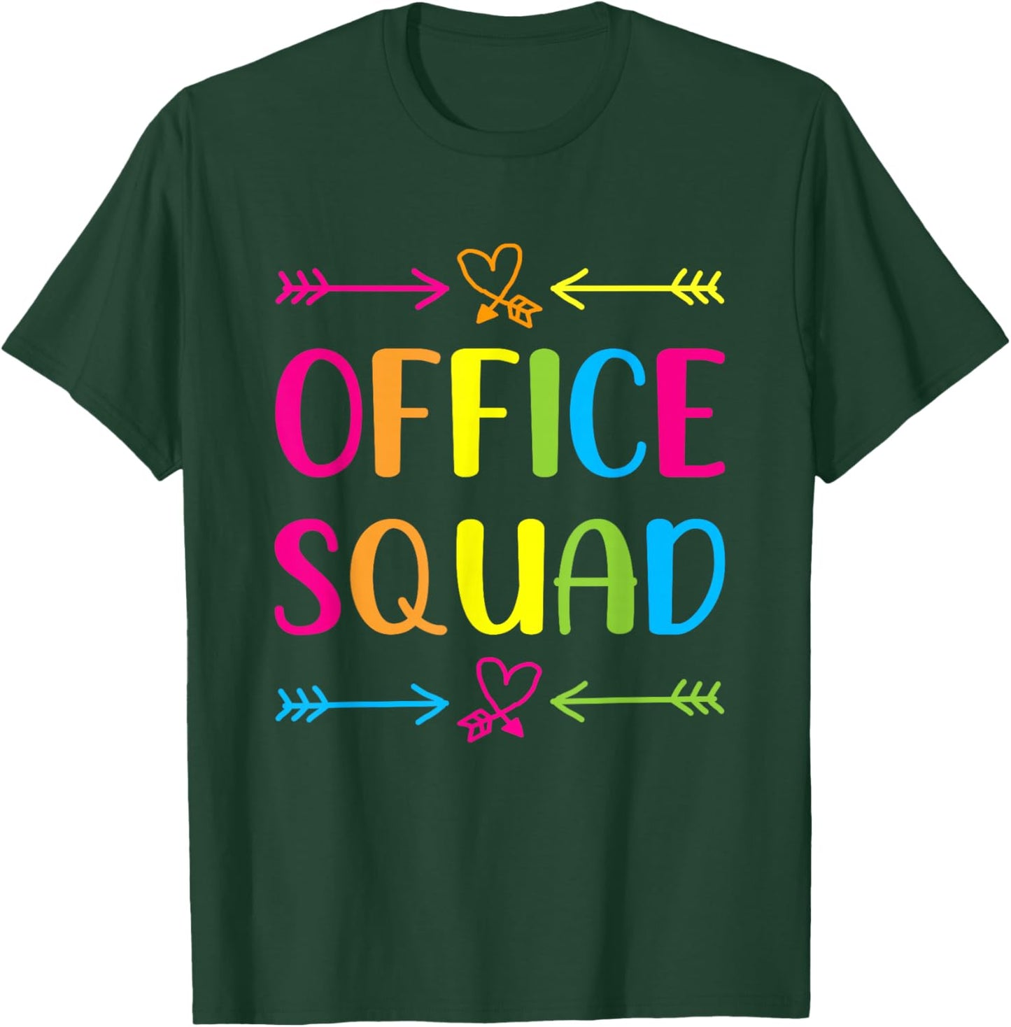 Office Squad Administrative Assistant School Secretary T-Shirt - T-Shirt | Forest
