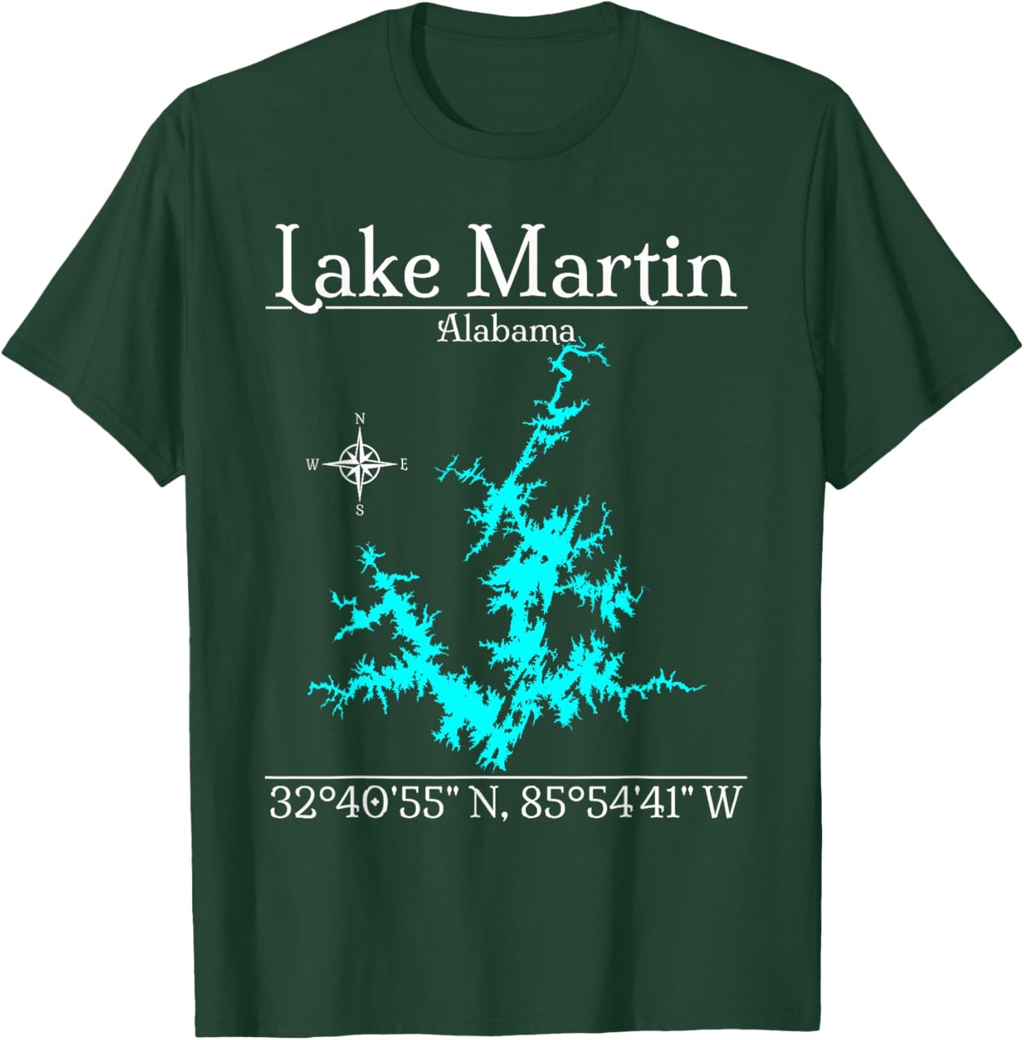 Lake Martin - Alabama T-Shirt - T-Shirt | Forest