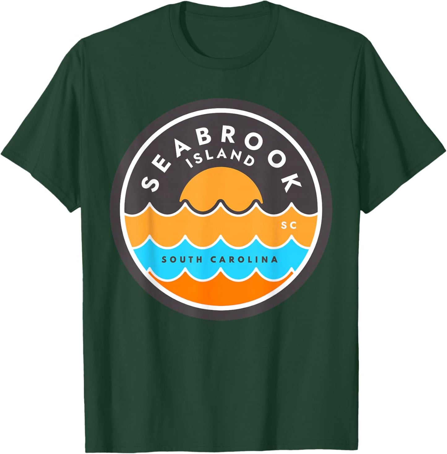 Seabrook Island Beach South Carolina SC Summer Vacation T-Shirt - T-Shirt | Forest