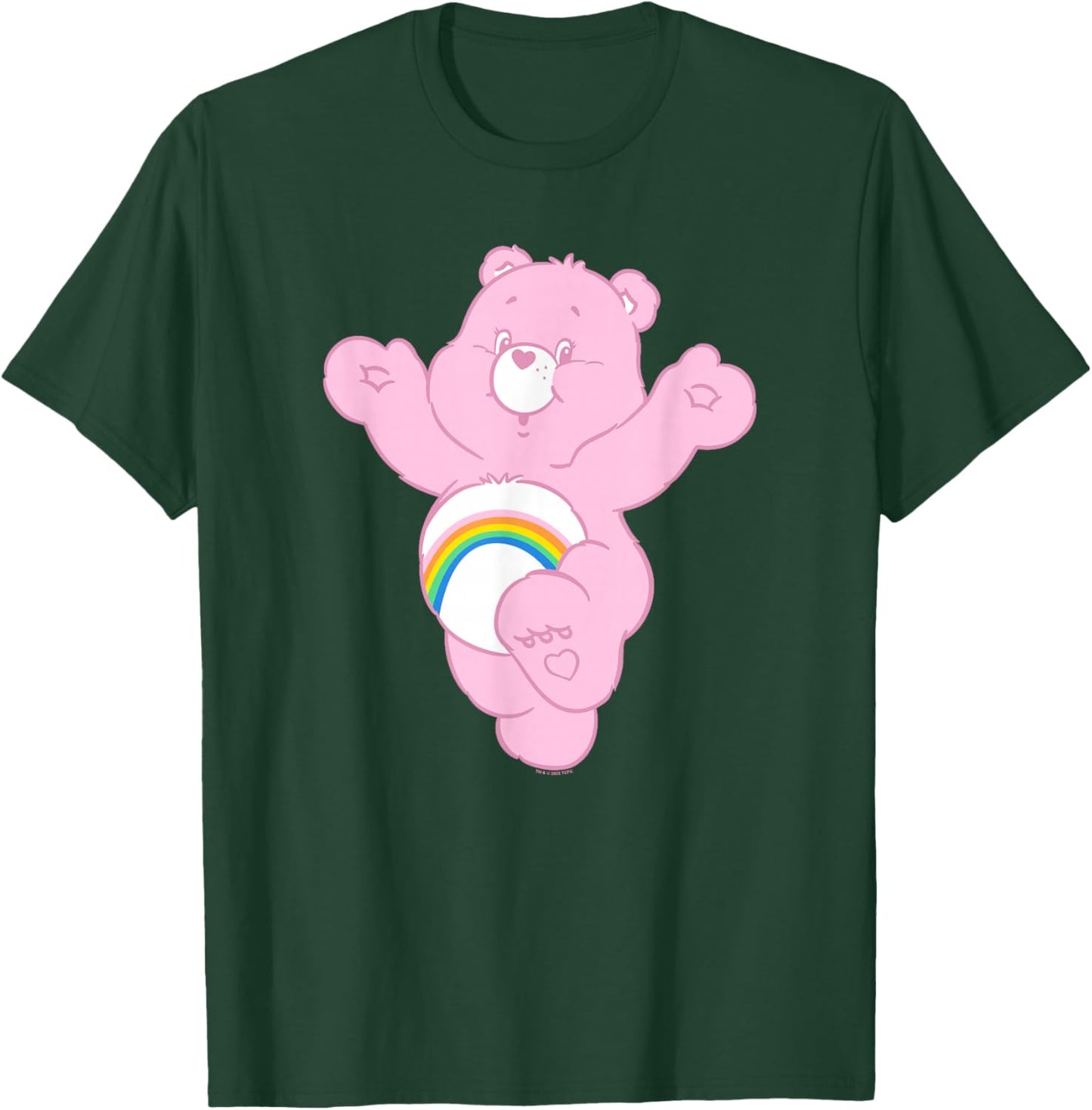 Care Bears Cheer Bear Classic Vintage Big Hug Portrait T-Shirt - T-Shirt | Forest