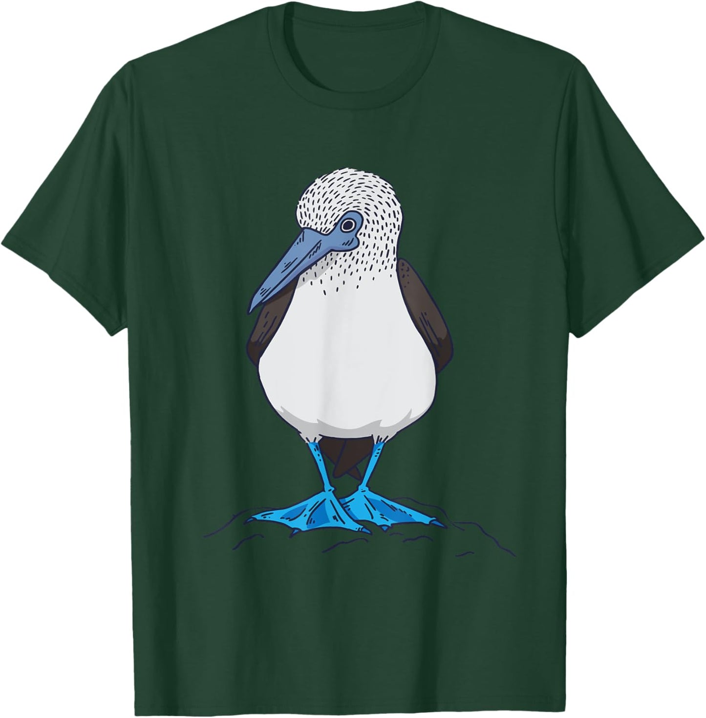 Blue-footed boobies sea bird boobies tropical sea bird T-Shirt - T-Shirt | Forest