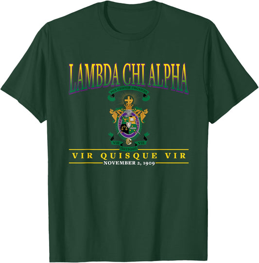 Lambda Chi Alpha Fraternity T-Shirt - T-Shirt | Forest