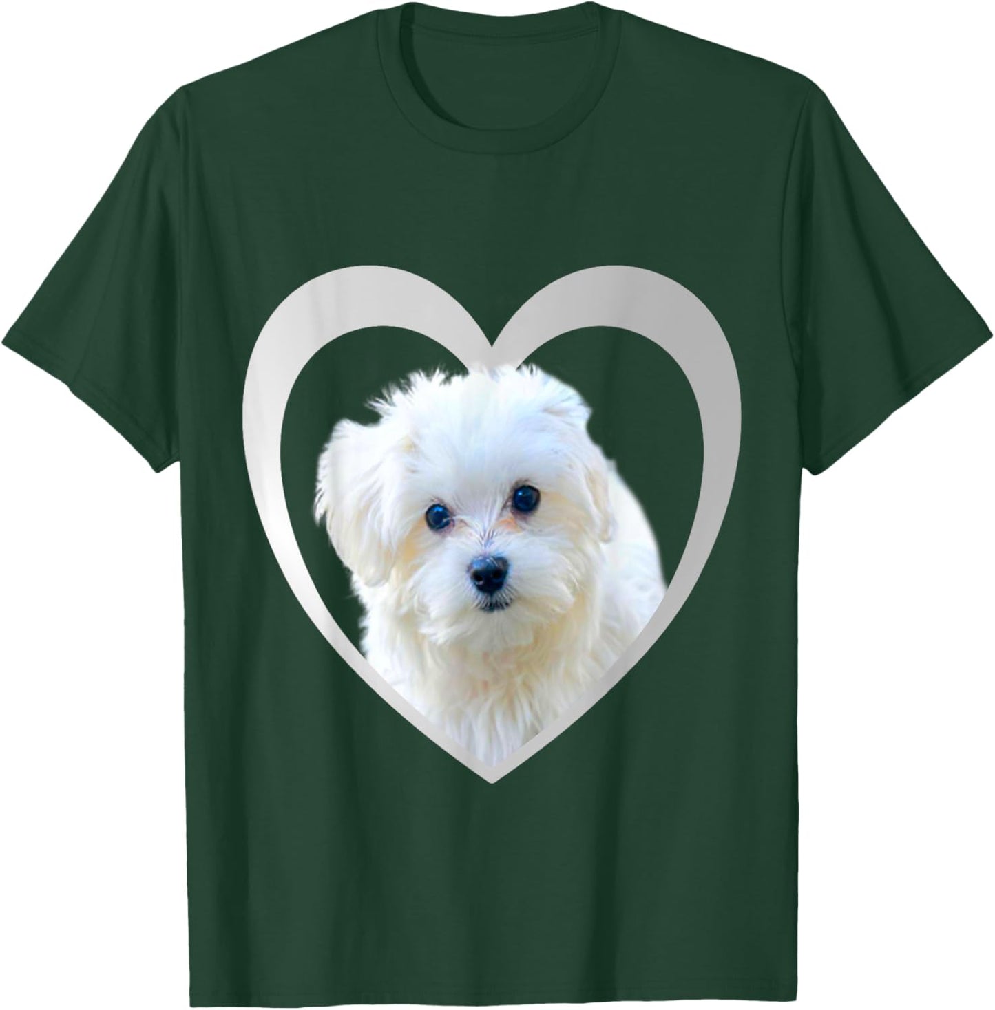 Maltese - Maltese Dog - Maltese Men Women Girls Kids T-Shirt - T-Shirt | Forest