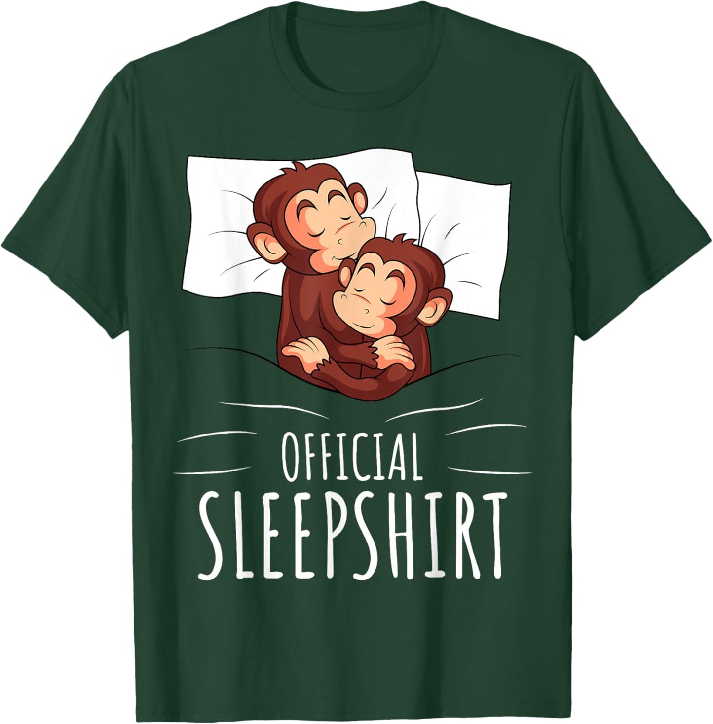 Sleeping Monkey Official Sleepshirt T-Shirt - T-Shirt | Forest