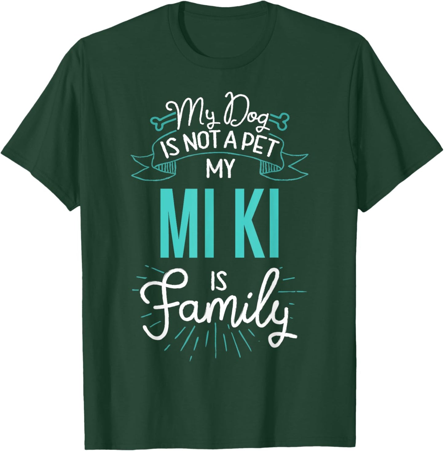 Cute Mi Ki Shirt Family Dog Gift Men T-Shirt - T-Shirt | Forest
