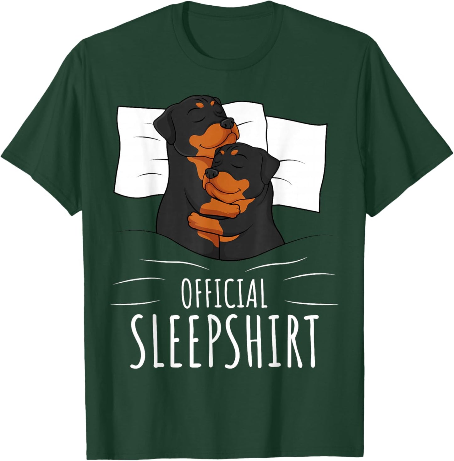 Rottweiler Rottie Dog Official Sleepshirt Women Girls Kids T-Shirt - T-Shirt | Forest