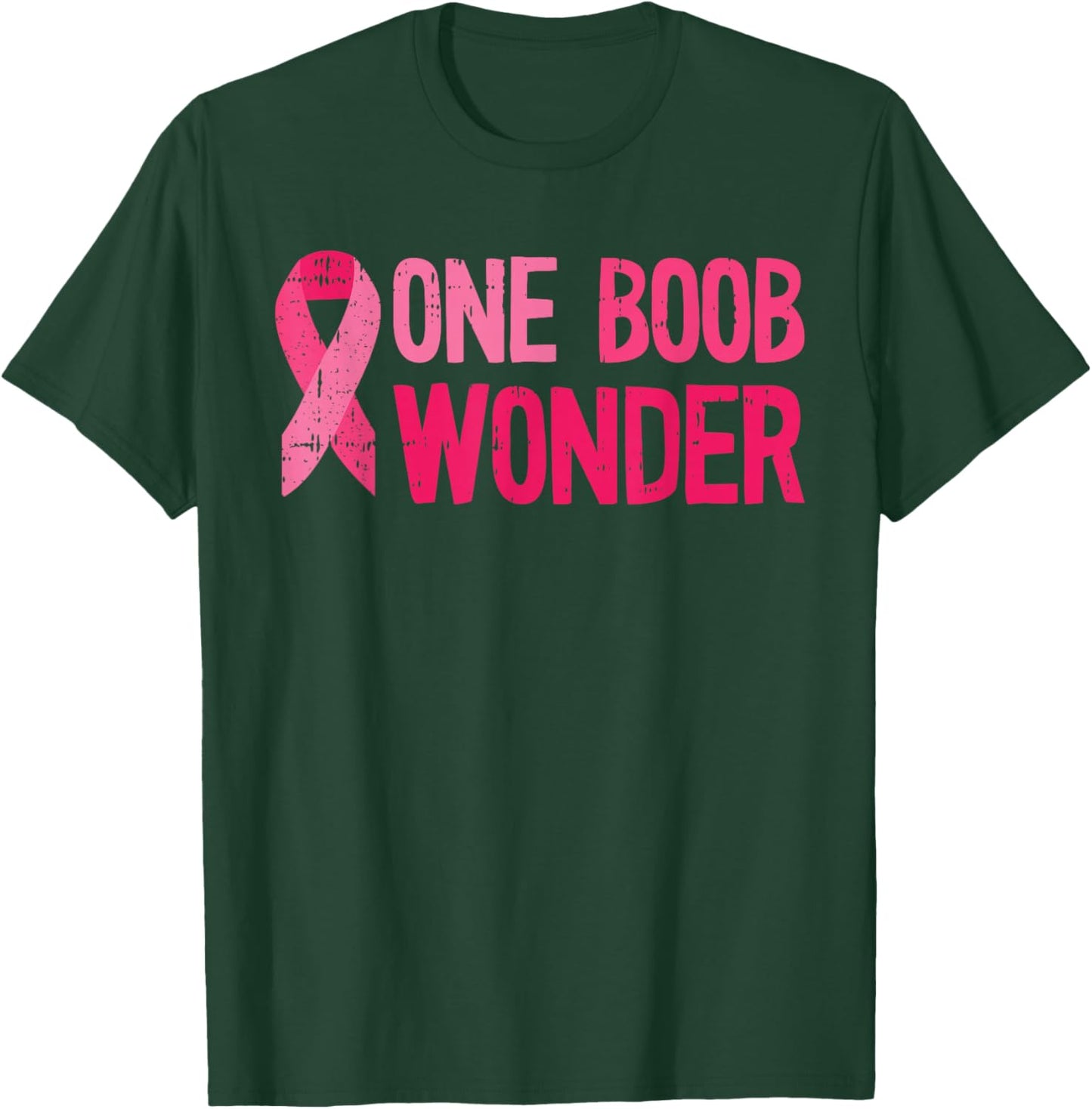 Cancer Fight Breast Cancer Bow Pink Bow - Breast Cancer T-Shirt - T-Shirt | Forest