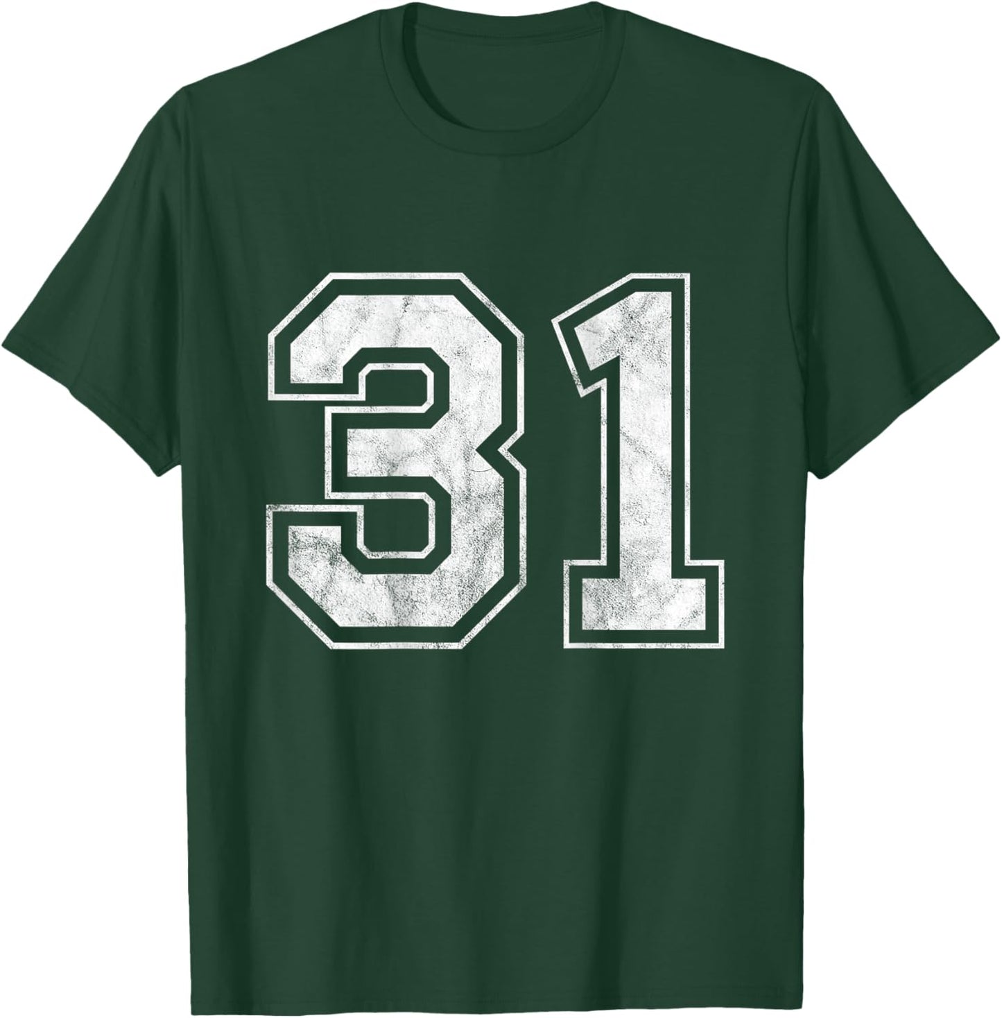 Number 31 on the back T-Shirt - T-Shirt | Forest