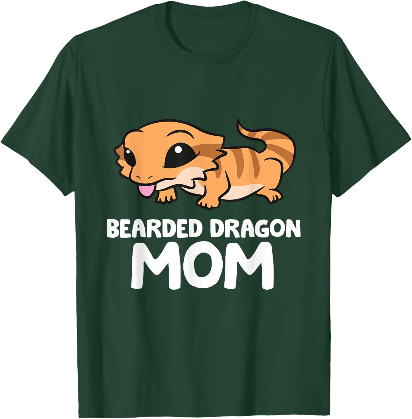 Bearded Dragon Mom Lizard Reptile Mother Bearded Dragon T-Shirt - T-Shirt | Forest