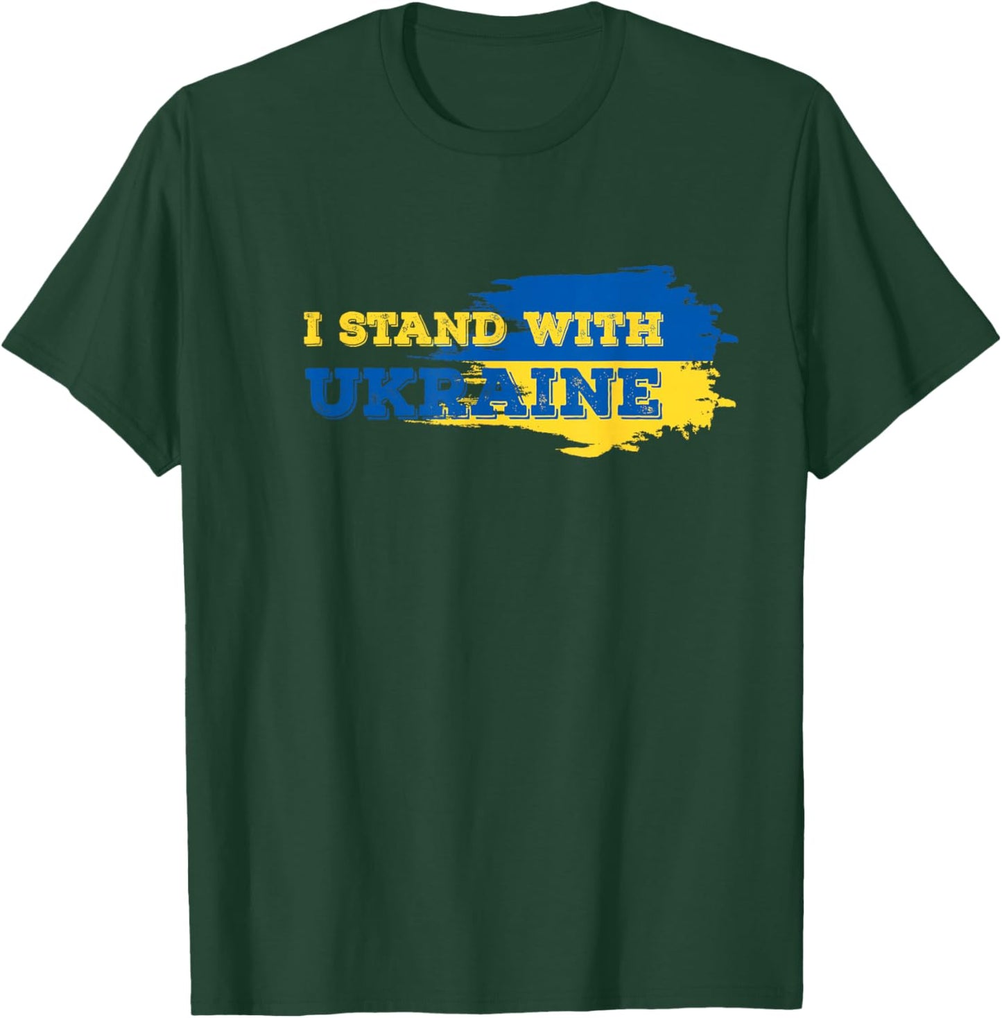 I Stand with Ukraine Patriot T-Shirt - T-Shirt | Forest