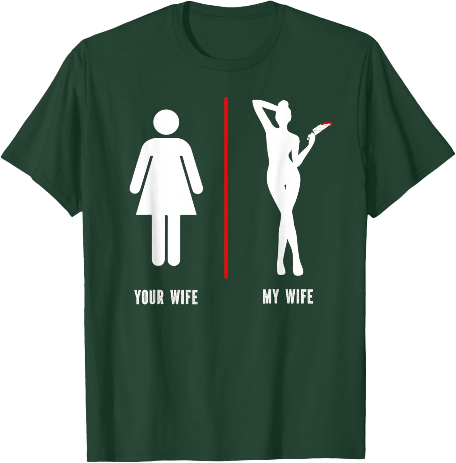 Scary Horror Movie Knife Your Wife My Wife T-Shirt - T-Shirt | Forest